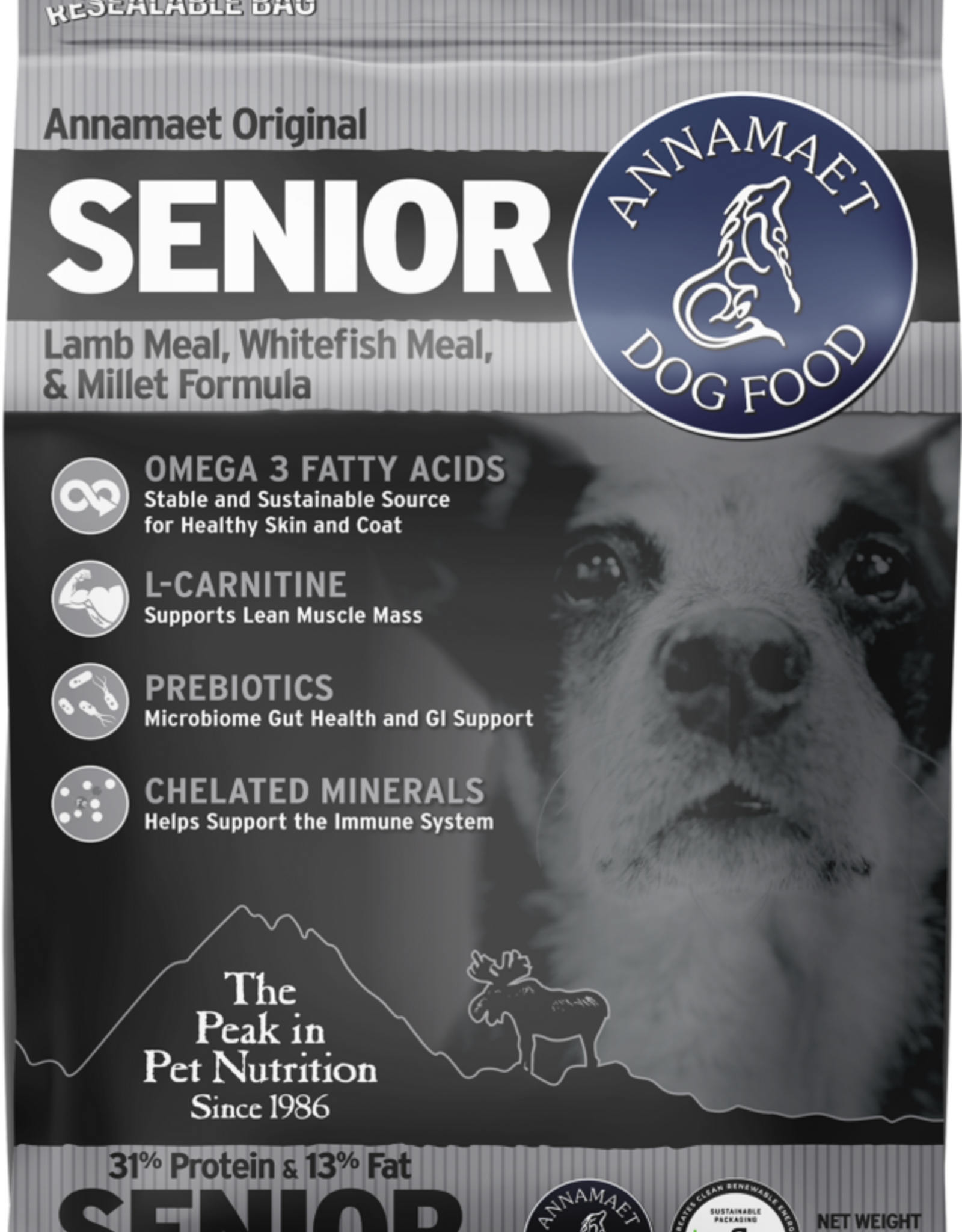 Annamaet Annamaet Original 31% Senior Dry Dog Food - 25 lb