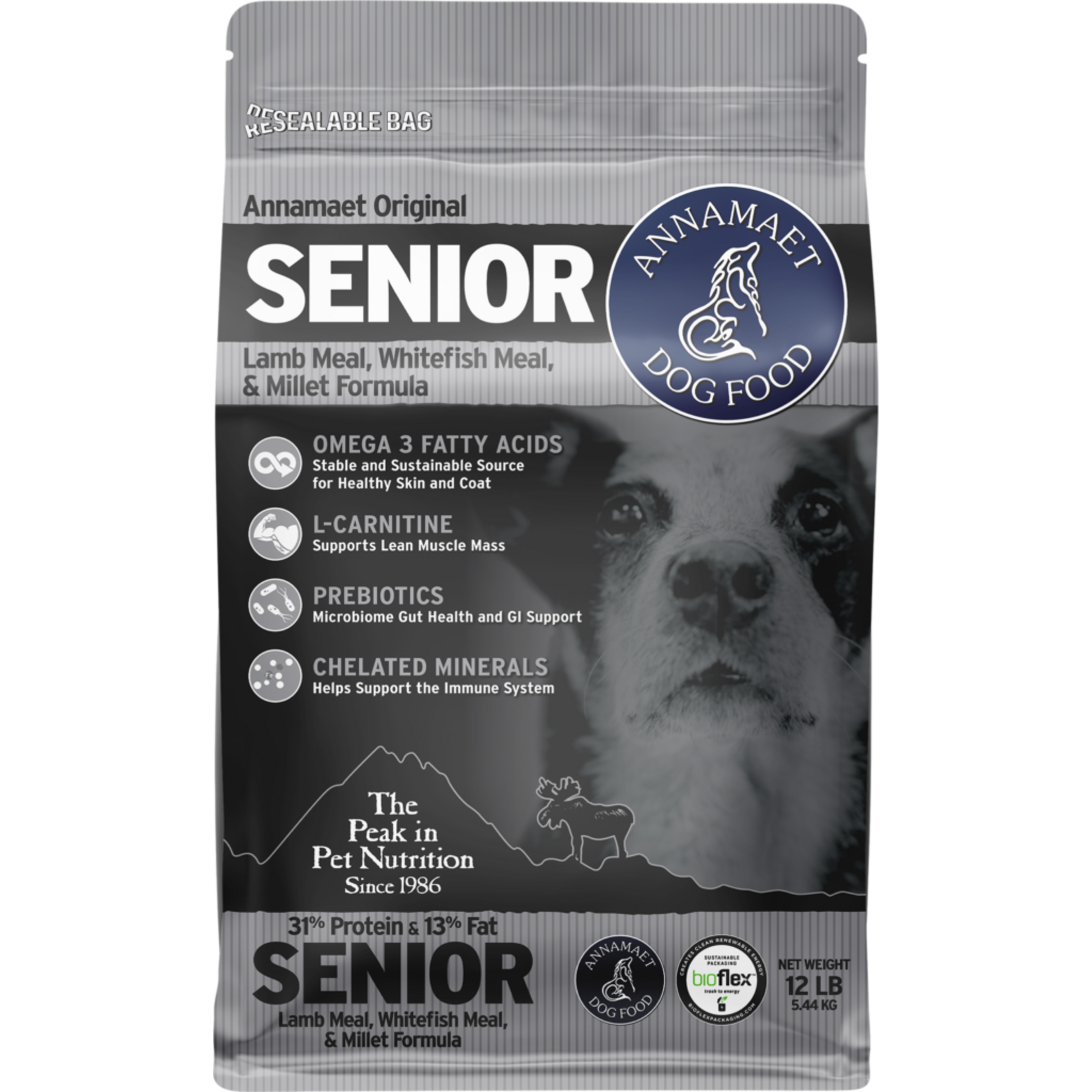 Annamaet Annamaet Original 31% Senior Dry Dog Food - 25 lb