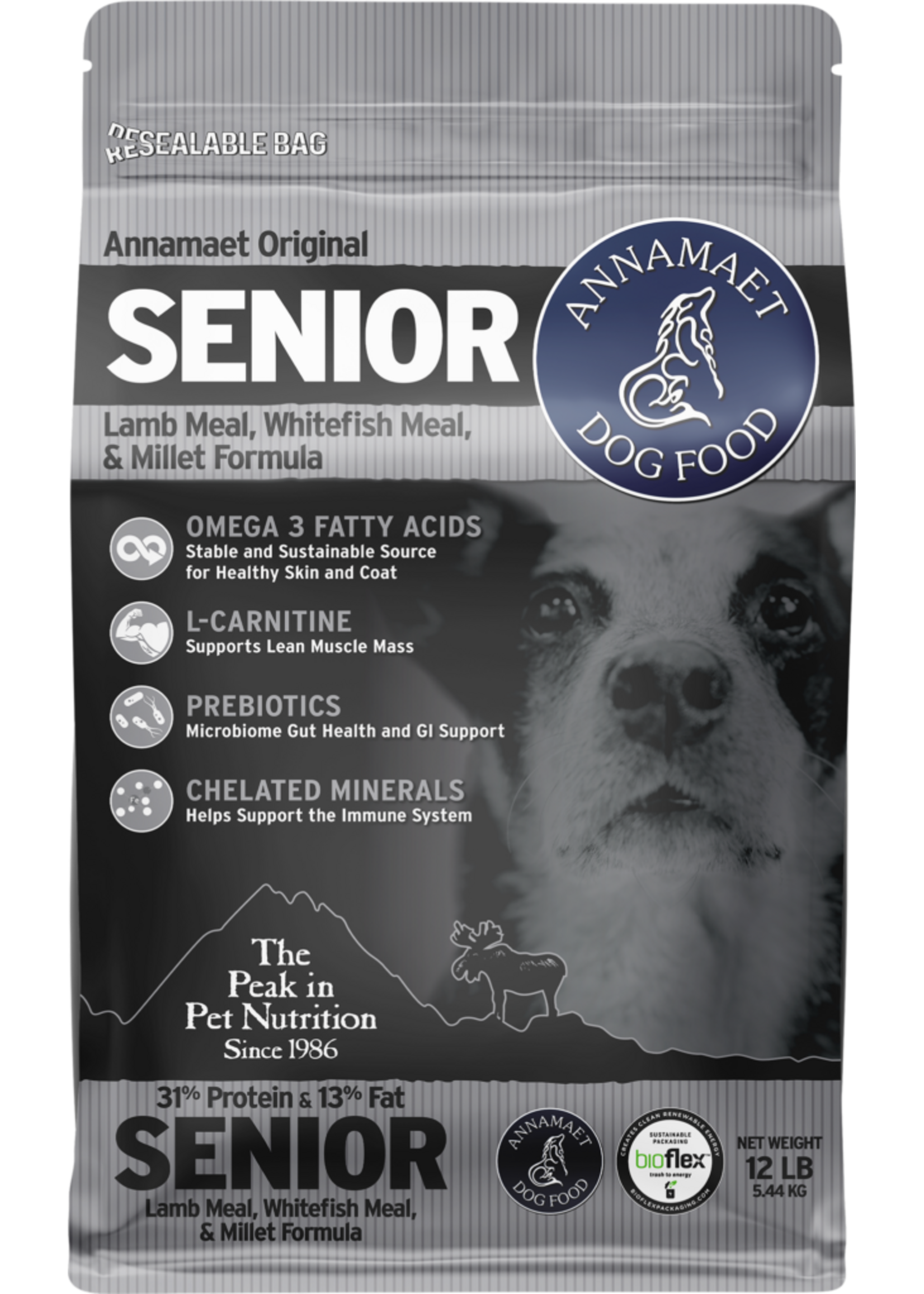 Annamaet Annamaet Original 31% Senior Dry Dog Food - 25 lb