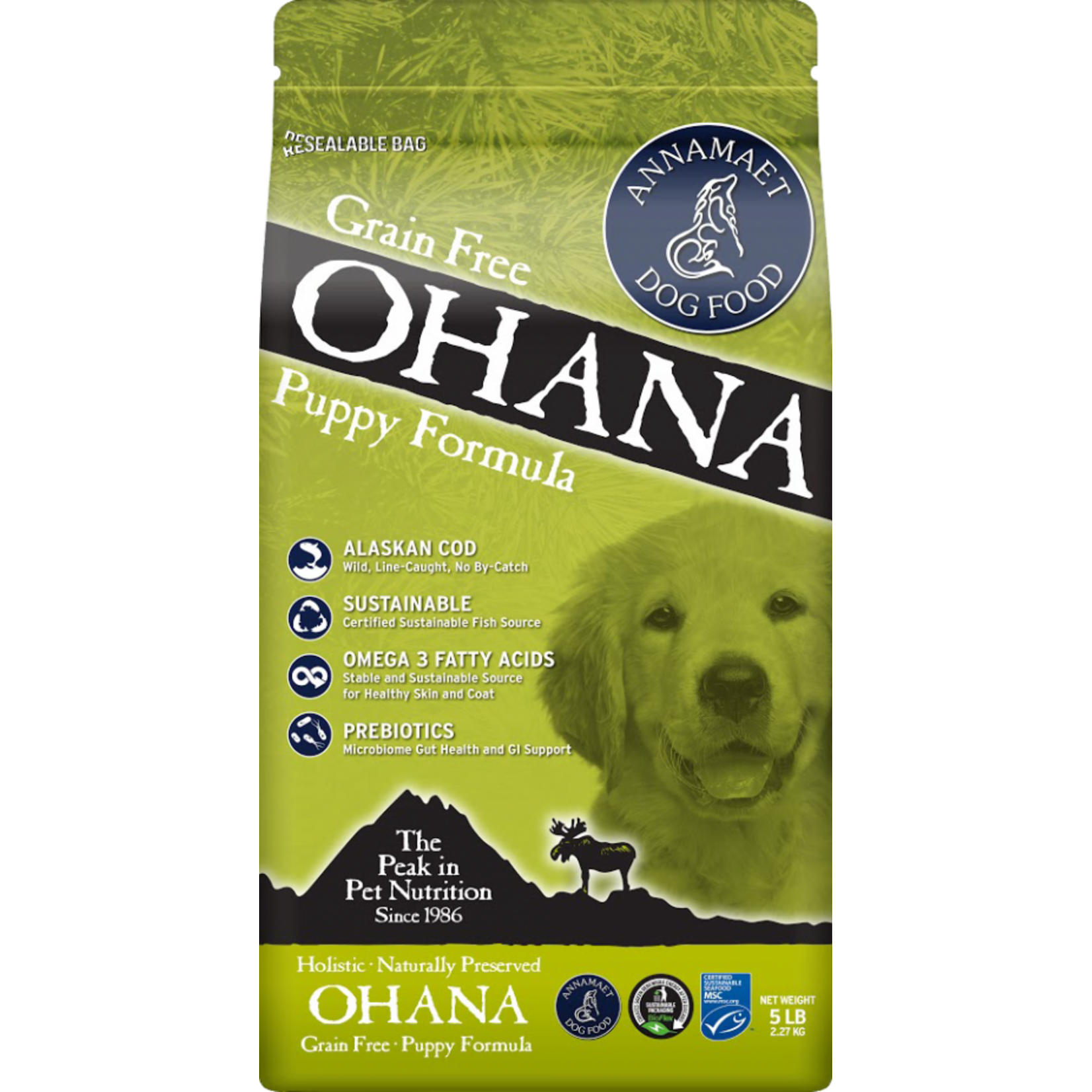 Annamaet Annamaet Grain-Free Ohana Puppy Formula Dry Dog Food - 5 lb
