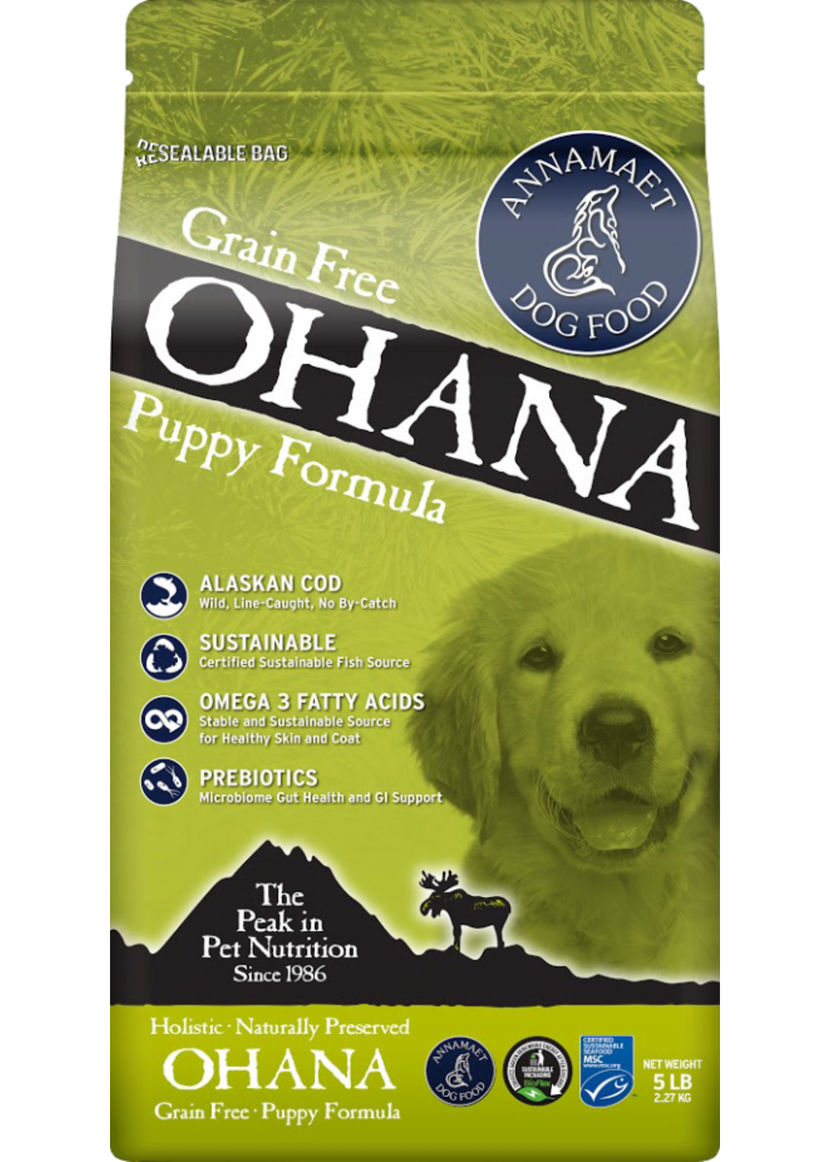 Annamaet Annamaet Grain-Free Ohana Puppy Formula Dry Dog Food - 5 lb