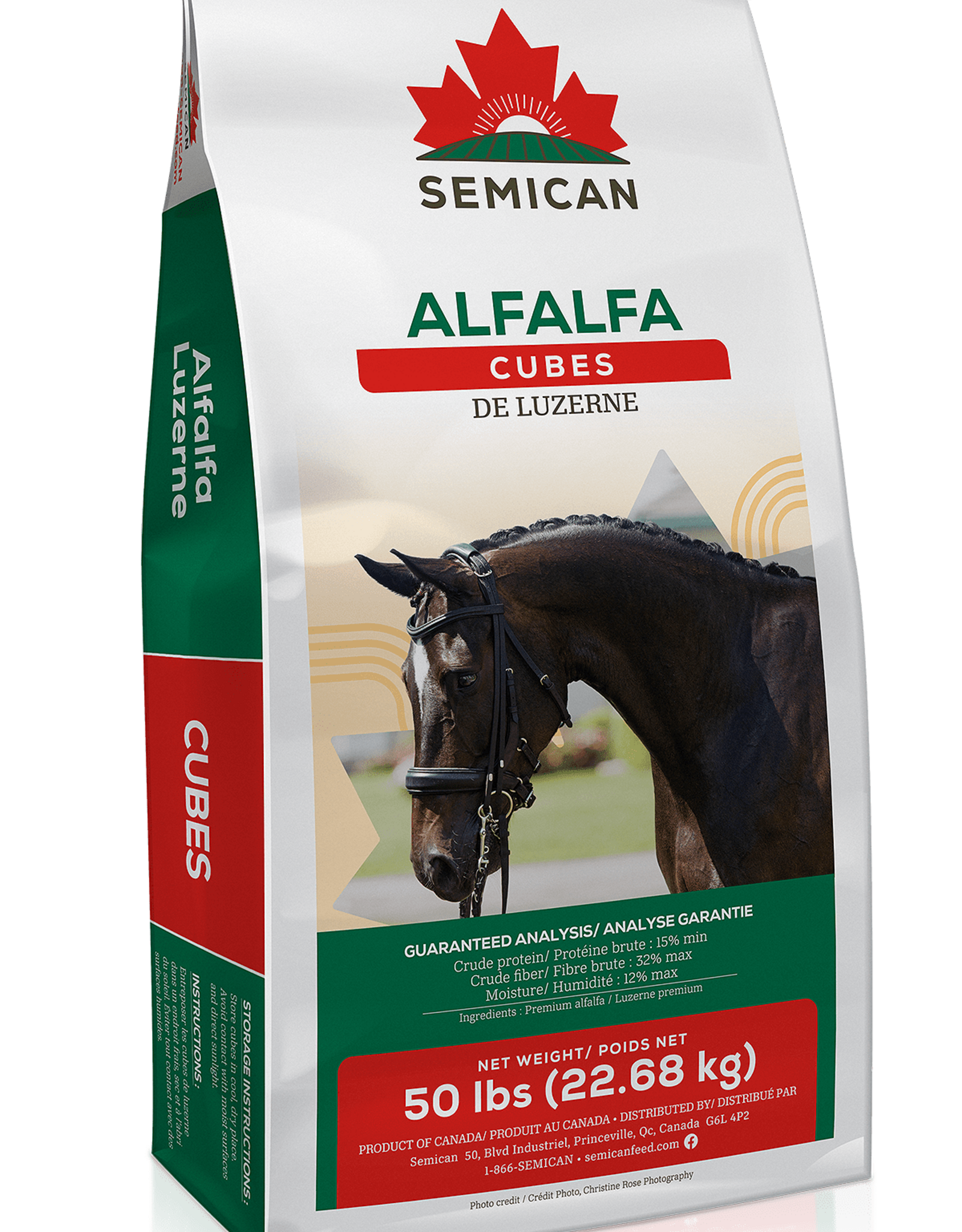 Semican Semican Alfalfa Hay Cubes - 50 lbs