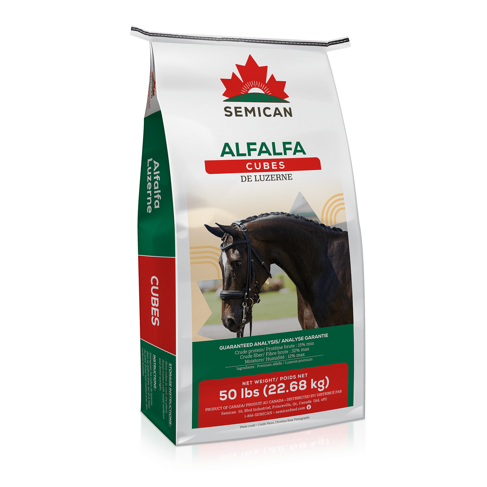 Semican Semican Alfalfa Hay Cubes - 50 lbs