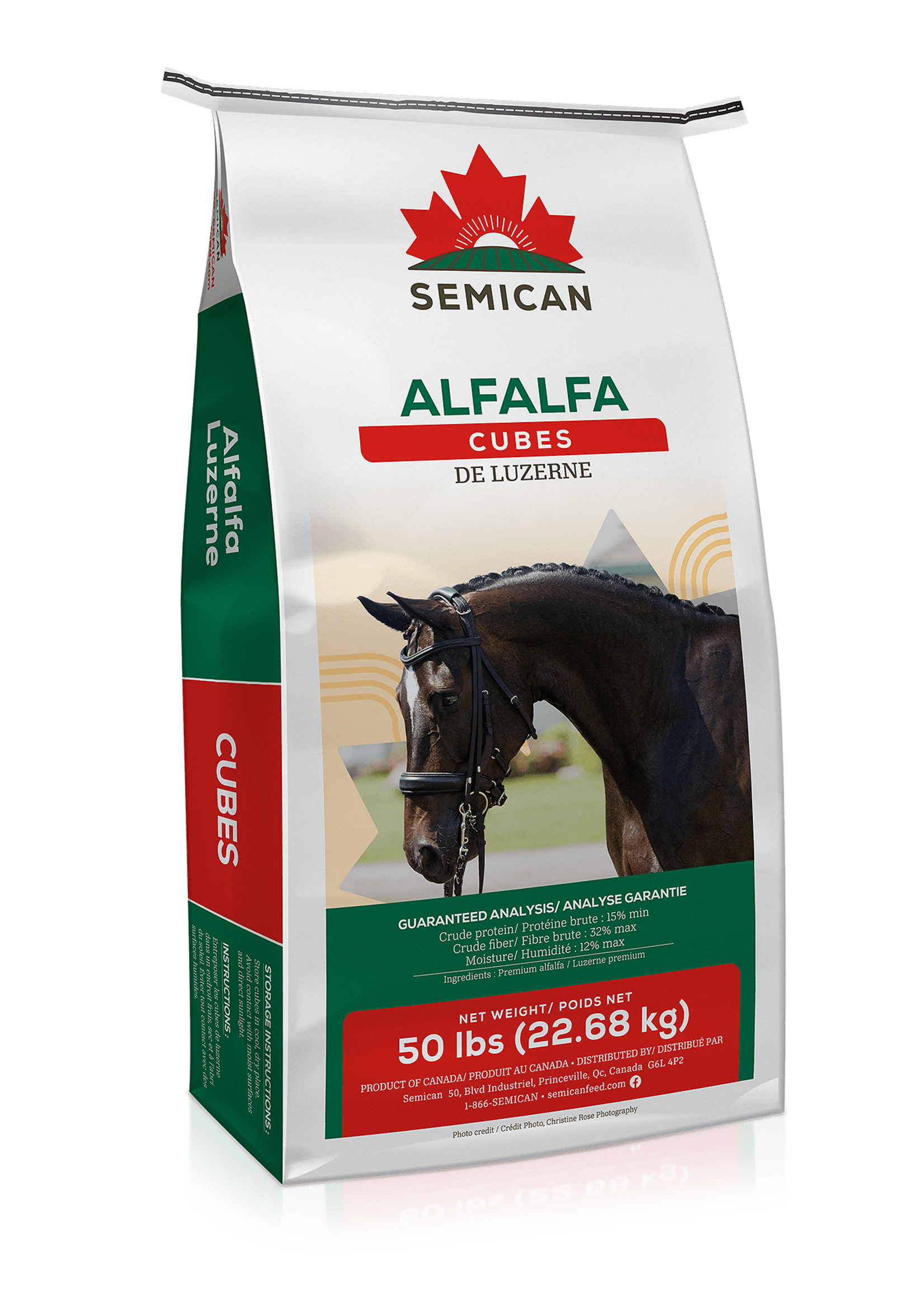 Semican Semican Alfalfa Hay Cubes - 50 lbs