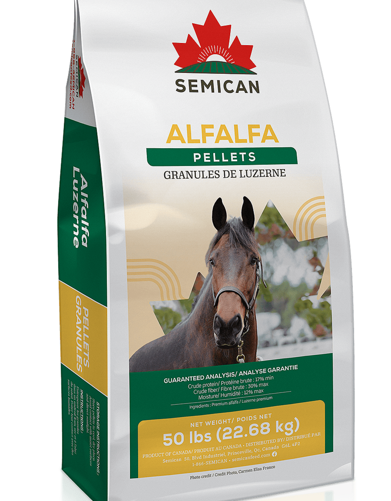 Semican Semican Alfalfa Pellets - 50 lbs