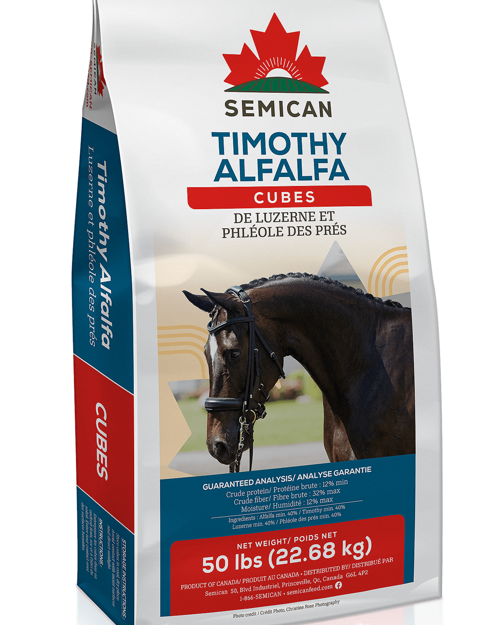 Semican Semican Timothy & Alfalfa Cubes - 50 lbs