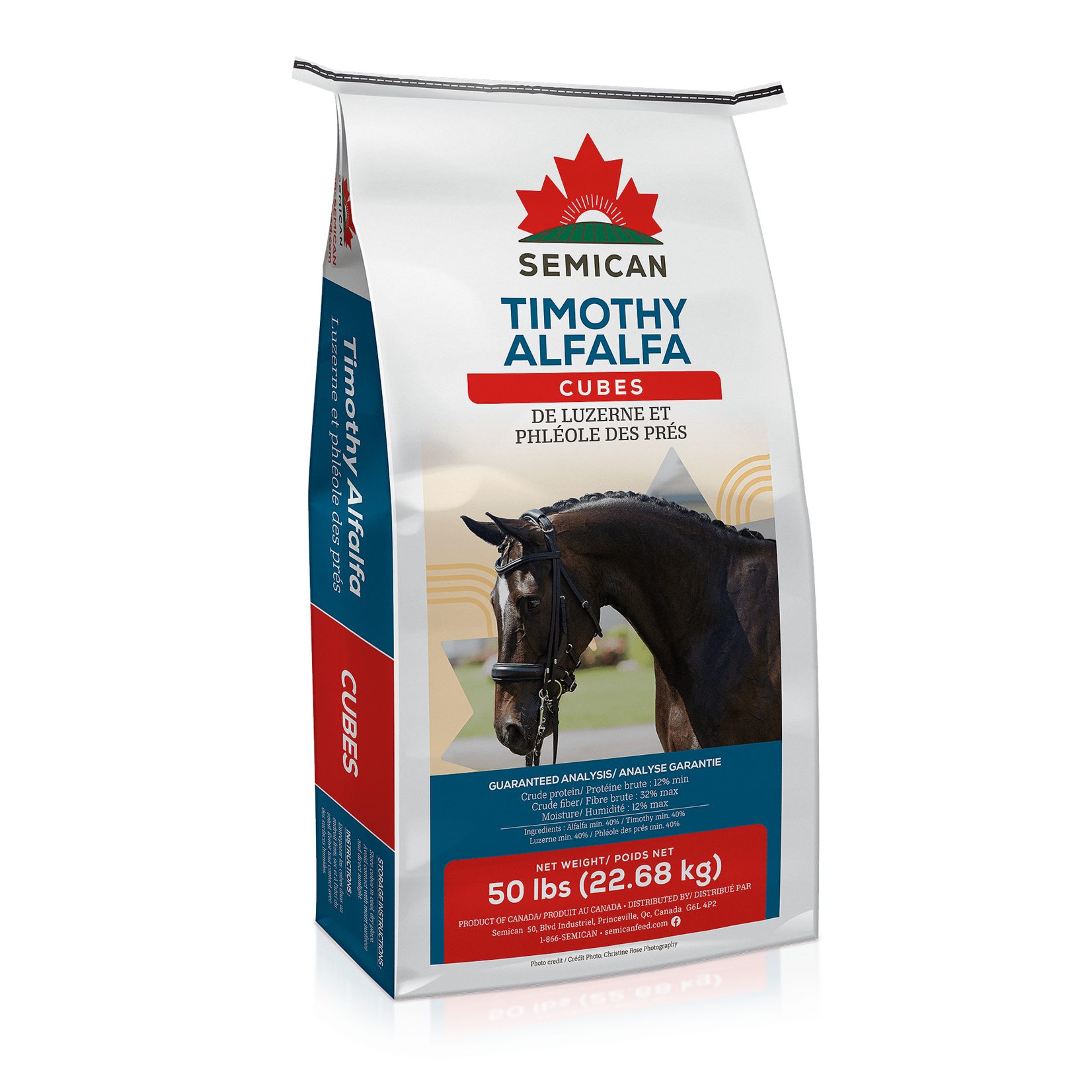Semican Semican Timothy & Alfalfa Cubes - 50 lbs