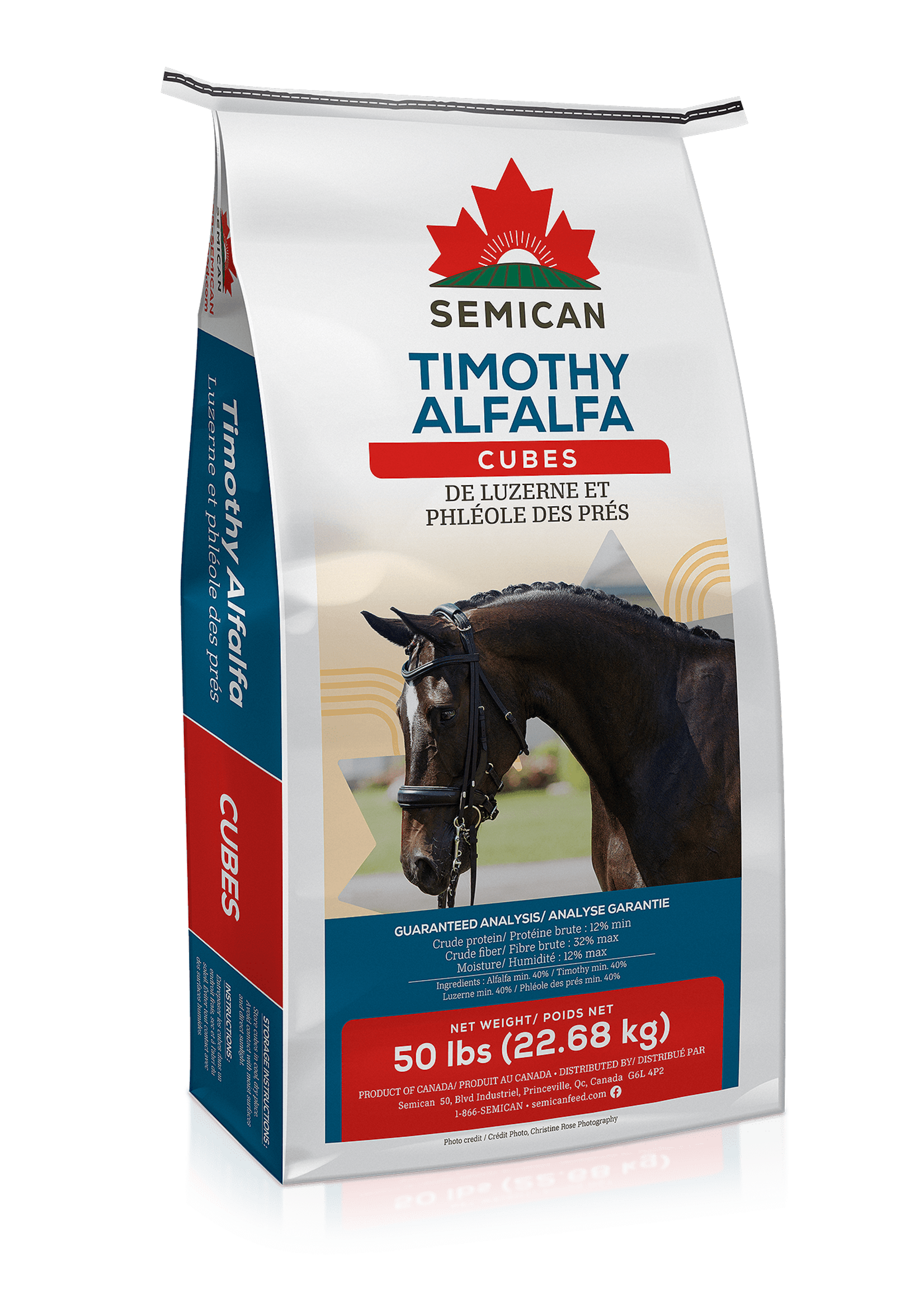 Semican Semican Timothy & Alfalfa Cubes - 50 lbs