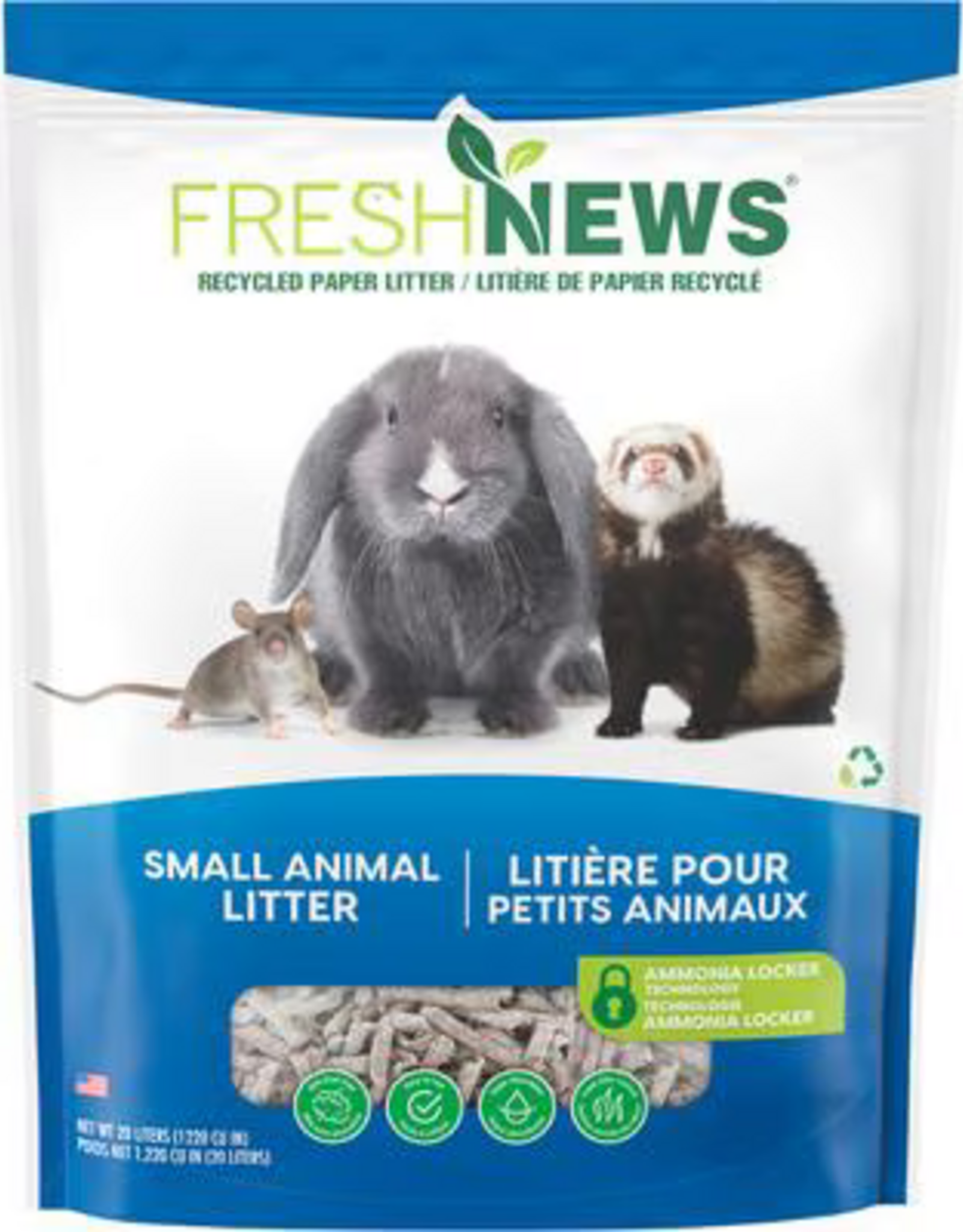 Fresh News Fresh News Small Animal Paper Litter - 20 L