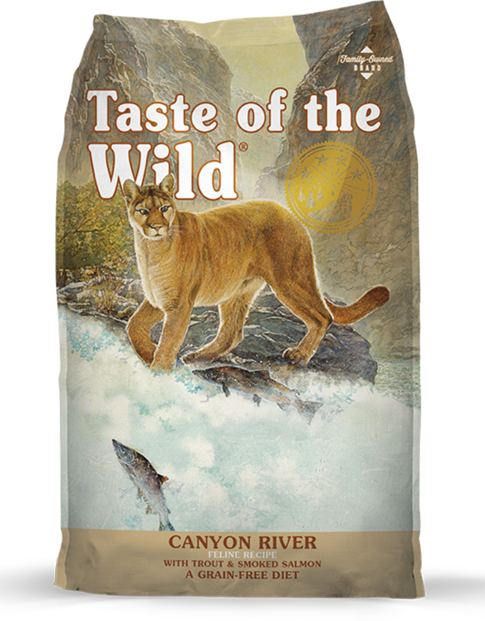 Taste of the Wild Taste of the Wild Canyon River Dry Cat Food - 14 lb