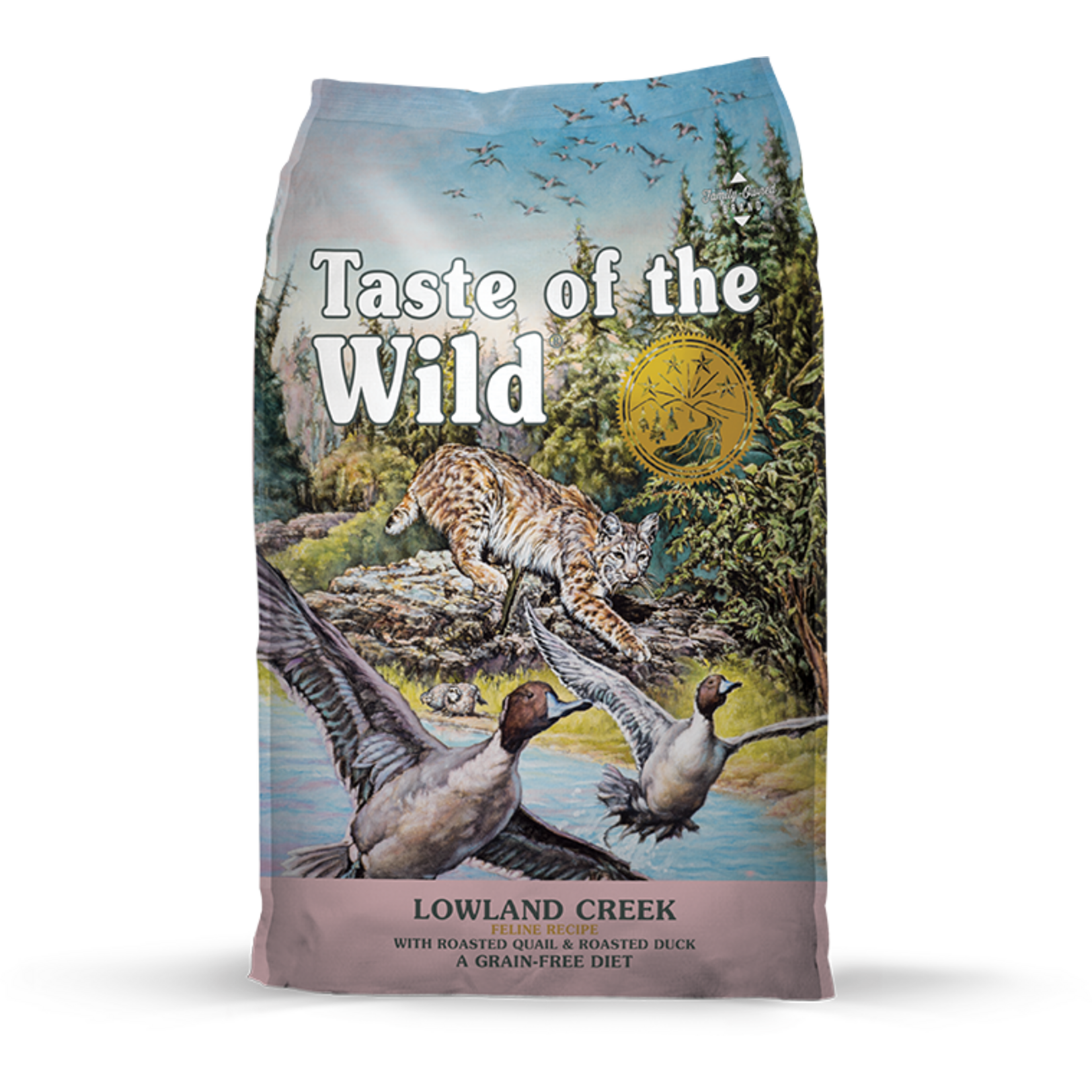 Taste of the Wild Taste of the Wild Lowland Creek Roasted Quail & Roasted Duck Dry Cat Food - 14 lb