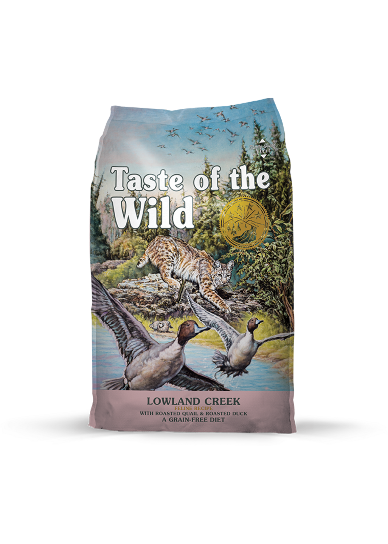 Taste of the Wild Taste of the Wild Lowland Creek Roasted Quail & Roasted Duck Dry Cat Food - 14 lb
