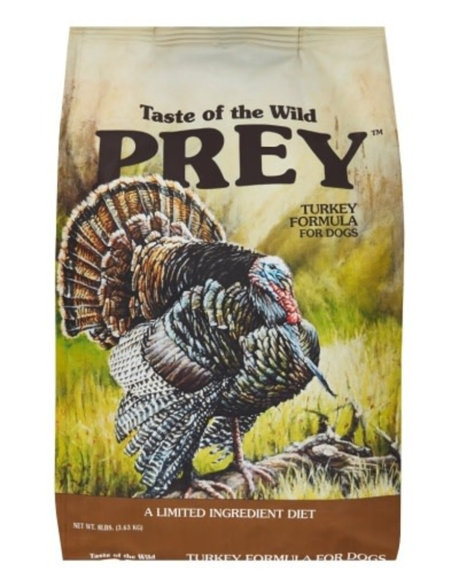 Taste of the Wild Taste of the Wild PREY Turkey Limited Ingredient Recipe Dry Dog Food, 8 Lbs.