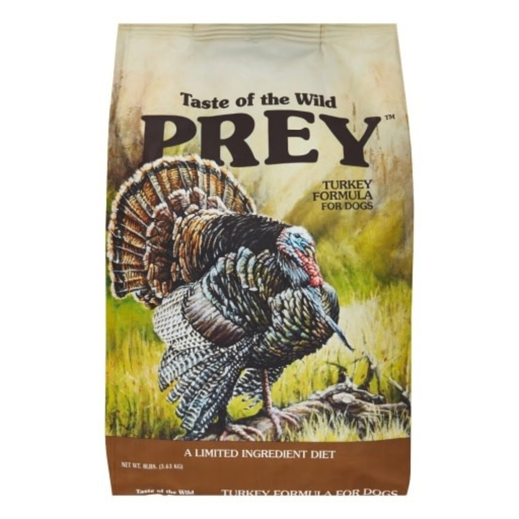 Taste of the Wild Taste of the Wild PREY Turkey Limited Ingredient Recipe Dry Dog Food, 8 Lbs.