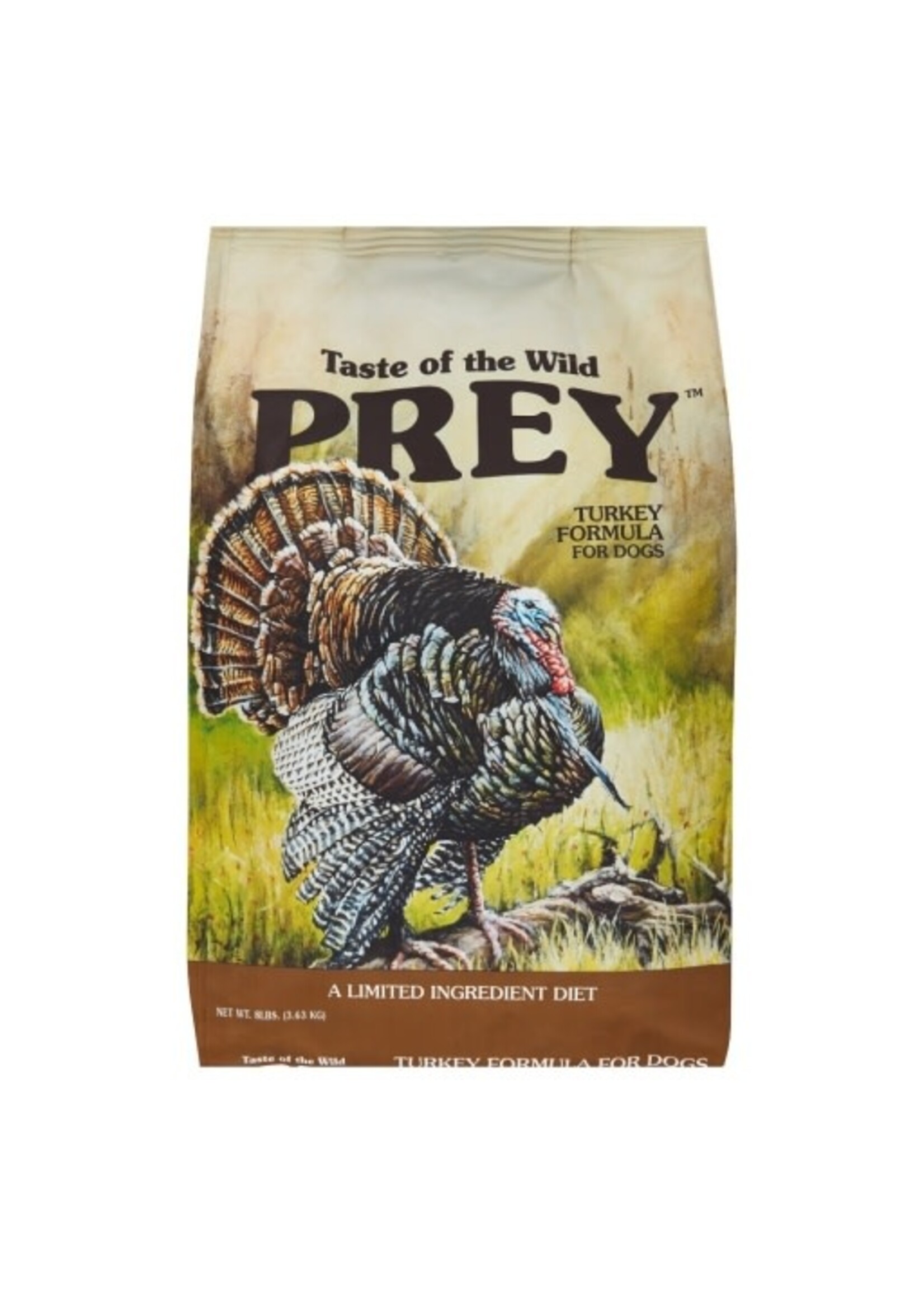 Taste of the Wild Taste of the Wild PREY Turkey Limited Ingredient Recipe Dry Dog Food, 8 Lbs.