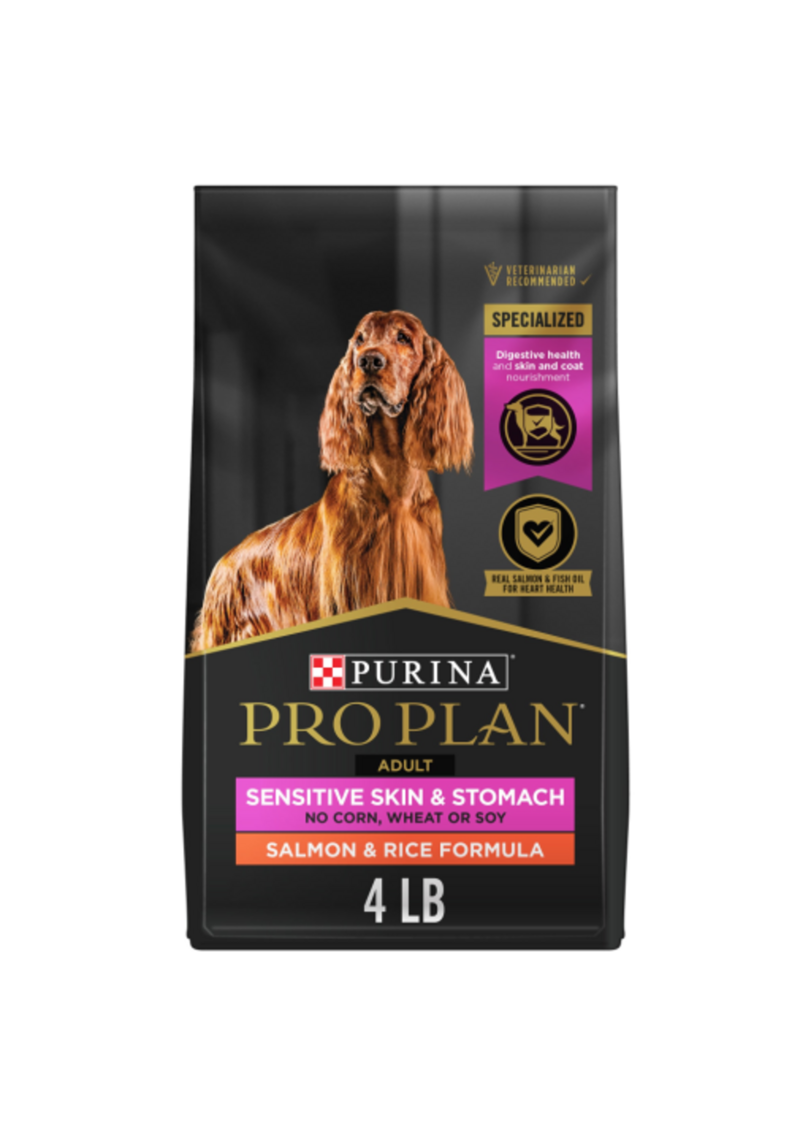 Purina Pro Plan Purina Pro Plan Sensitive Stomach Salmon & Rice Dry Dog Food - 4 lb