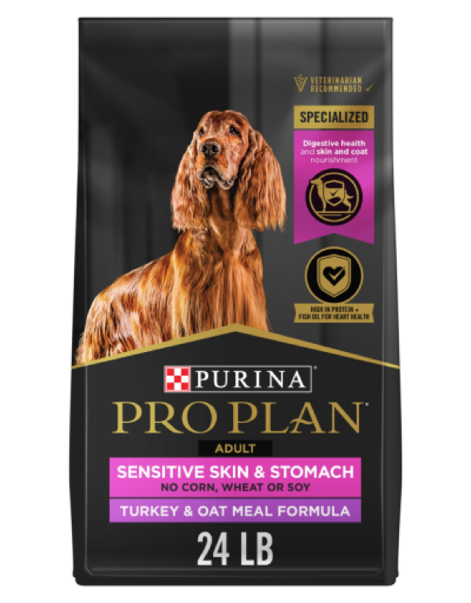 Purina Pro Plan Purina Pro Plan Sensitive Skin & Stomach Turkey & Oatmeal Dry Dog Food - 24 lb