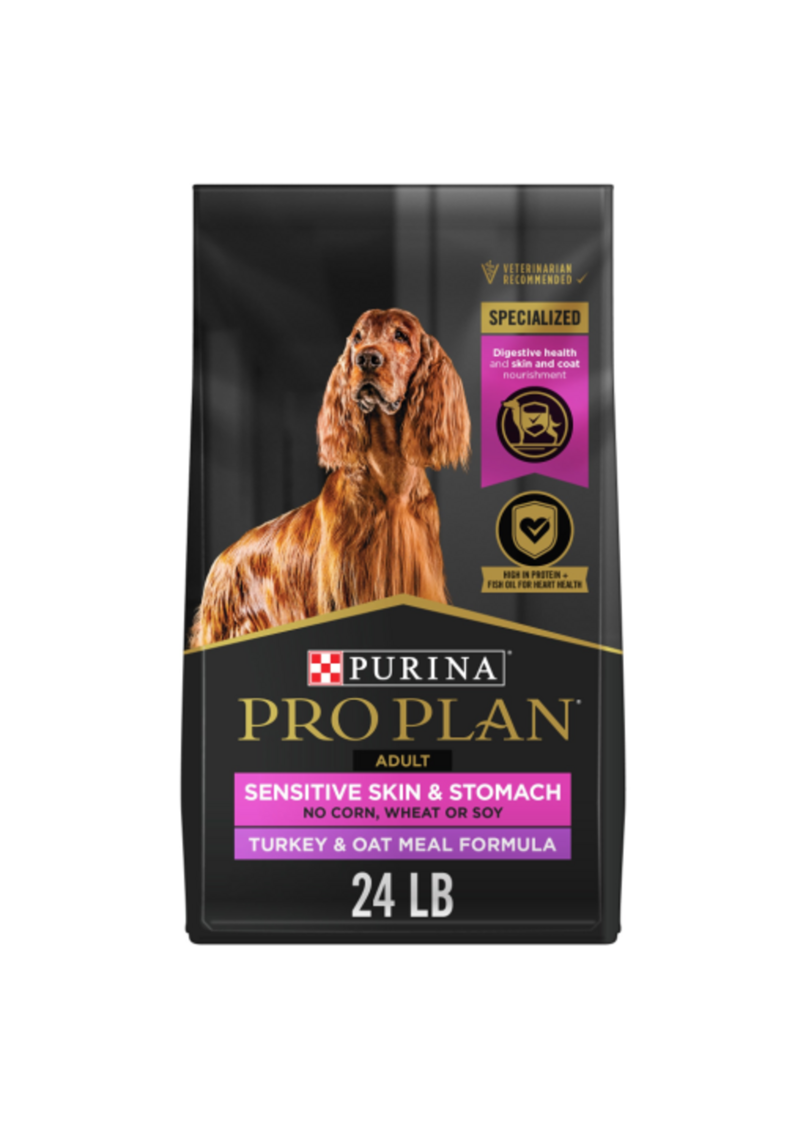 Purina Pro Plan Purina Pro Plan Sensitive Skin & Stomach Turkey & Oatmeal Dry Dog Food - 24 lb