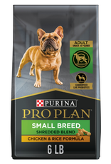 Purina Pro Plan Purina Pro Plan Small Breed Adult Shredded Chicken & Rice Dry Dog Food - 6 lb