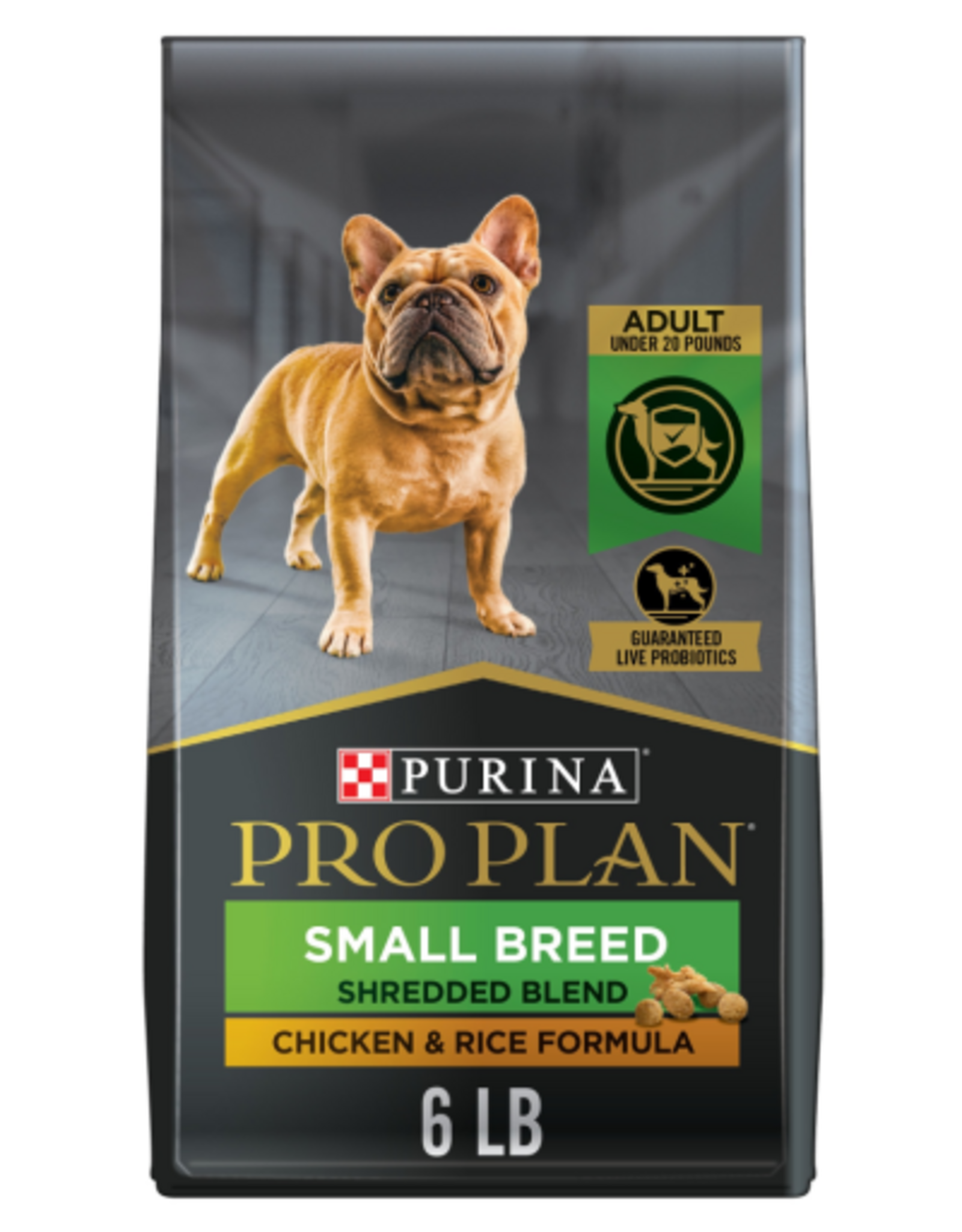 Purina Pro Plan Purina Pro Plan Small Breed Adult Shredded Chicken & Rice Dry Dog Food - 6 lb