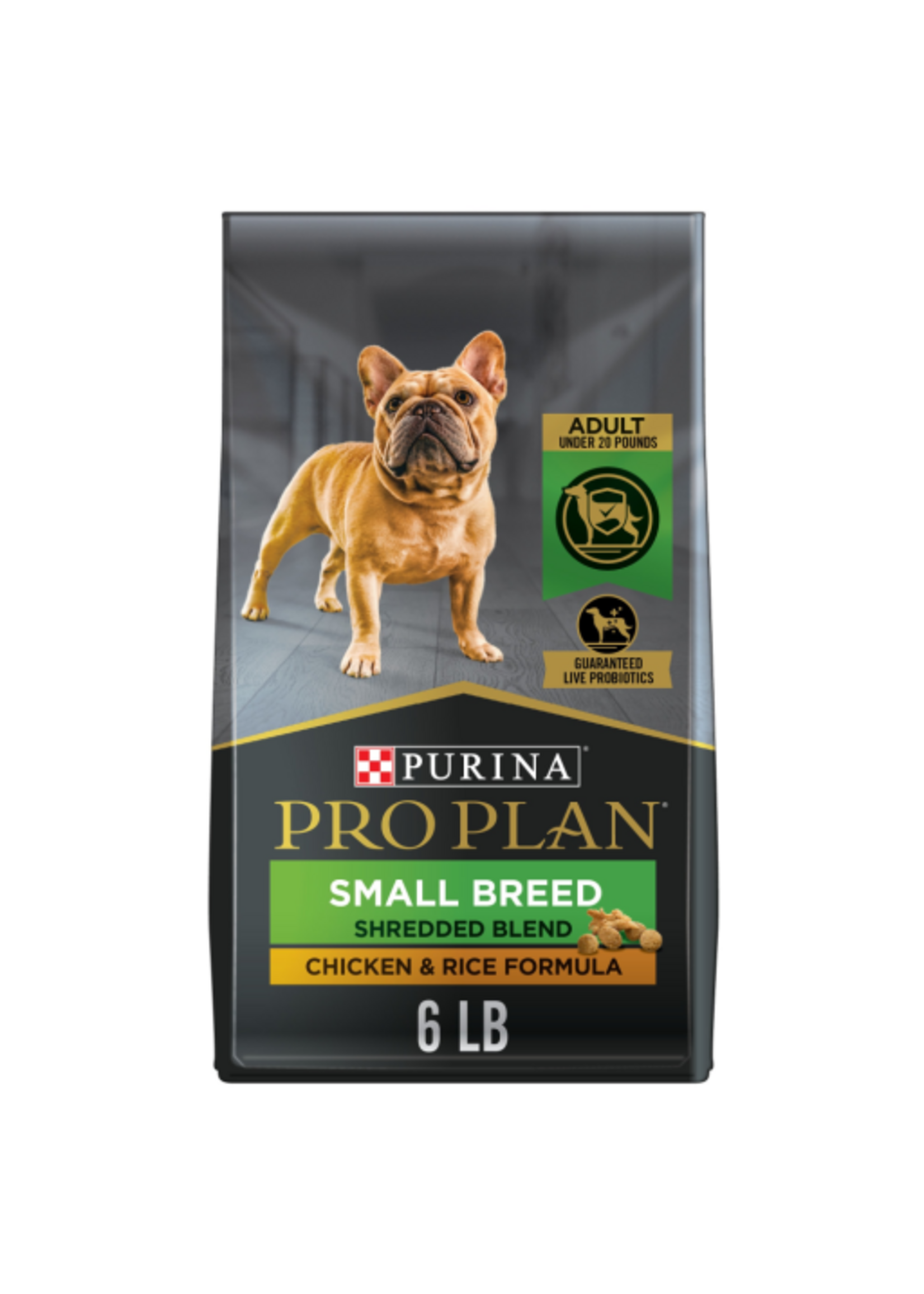 Purina Pro Plan Purina Pro Plan Small Breed Adult Shredded Chicken & Rice Dry Dog Food - 6 lb