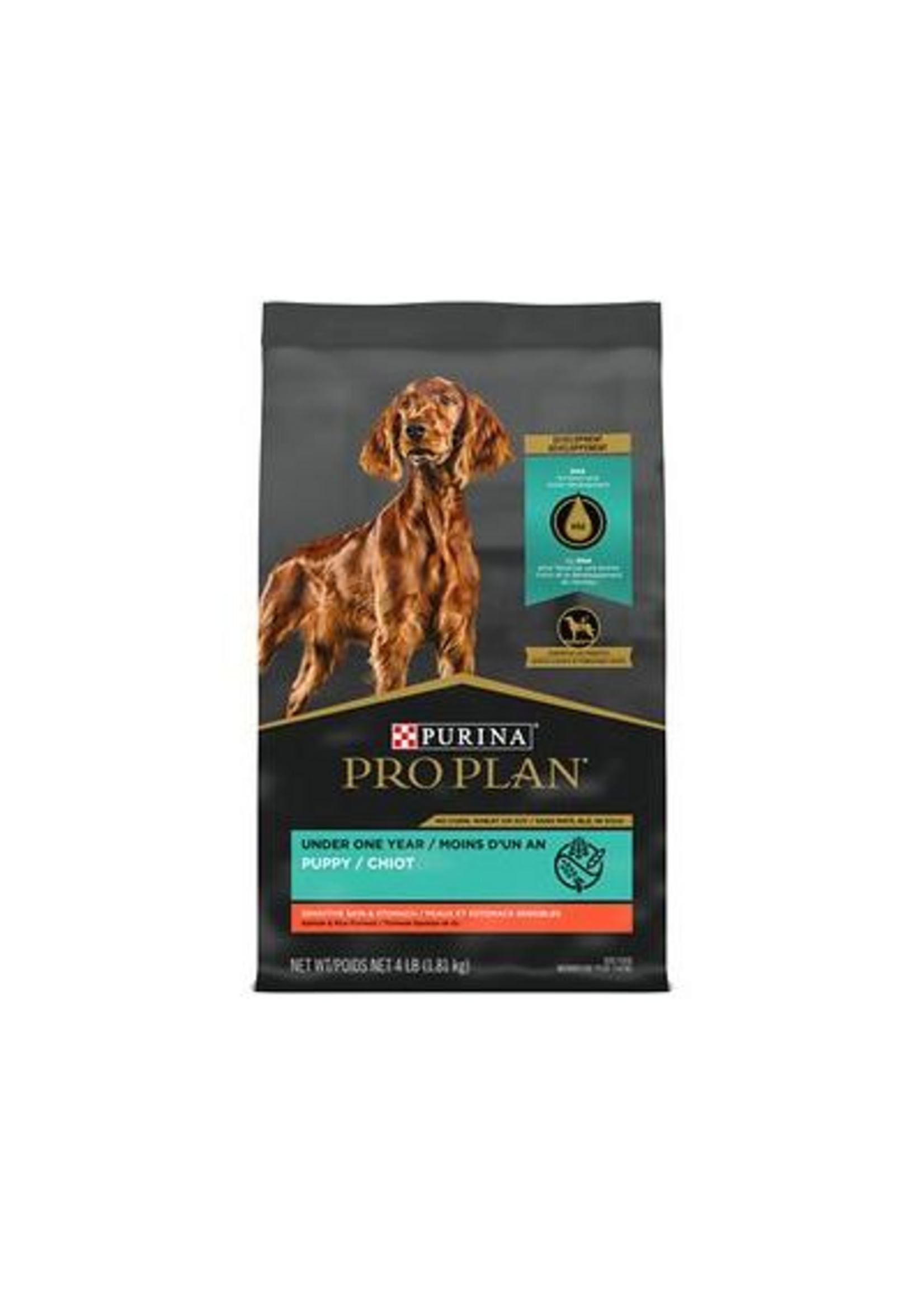 Purina Pro Plan Purina Pro Plan Puppy Sensitive Skin & Stomach Salmon & Rice Dry Dog Food - 4 lb