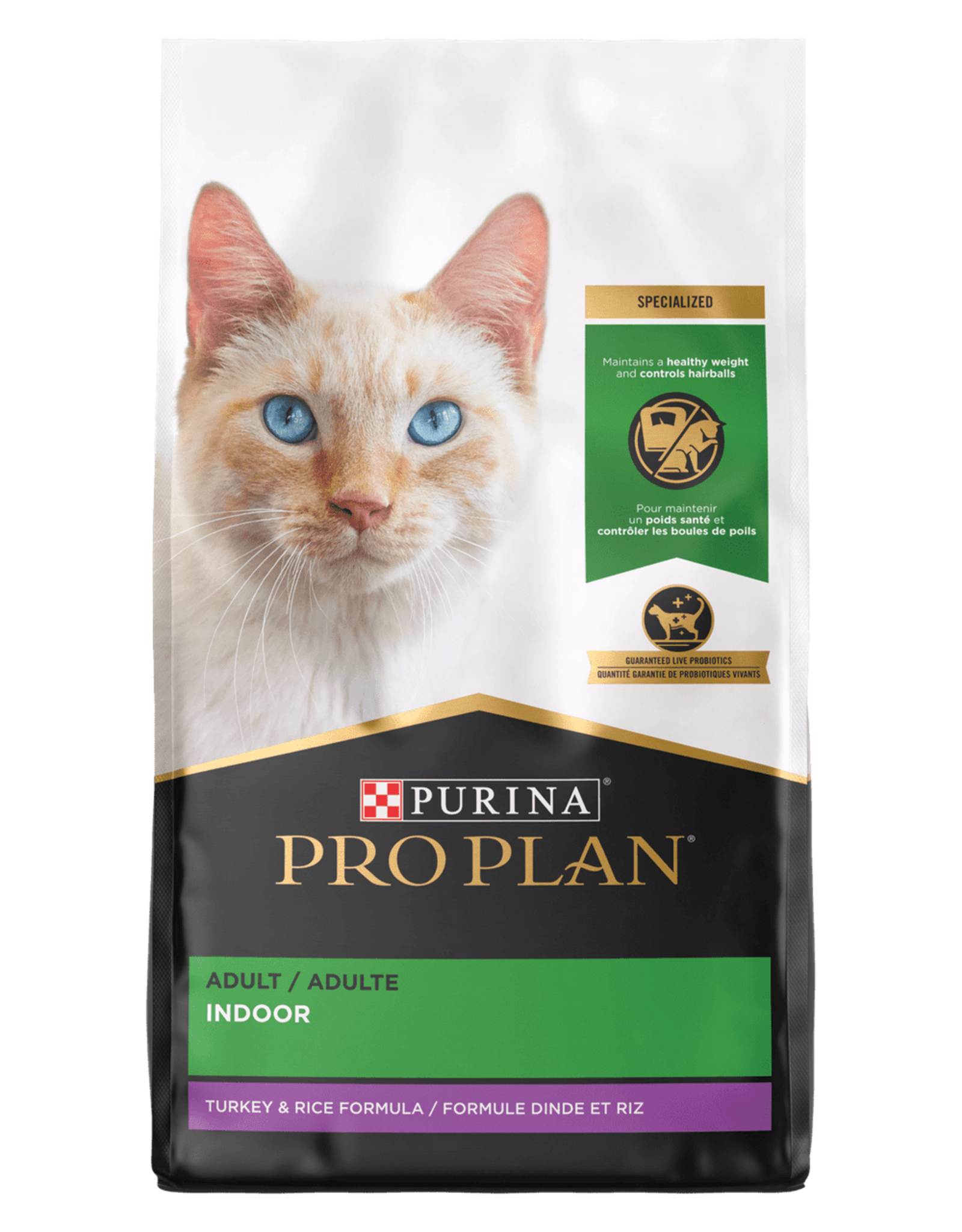 Purina Pro Plan Purina Pro Plan Hairball Management Indoor Turkey & Rice Dry Cat Food - 7 lb