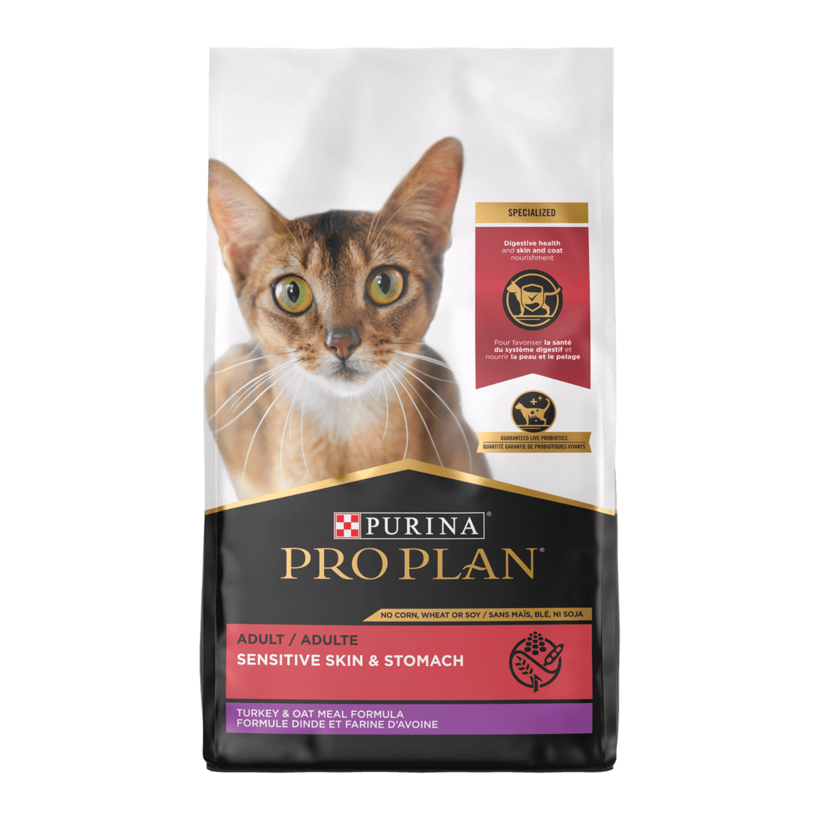 Purina Pro Plan Purina Pro Plan Sensitive Skin & Stomach Turkey & Oatmeal Dry Cat Food - 5.5 lb.