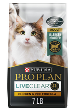 Purina Pro Plan Purina Pro Plan Allergen Reducing LIVECLEAR Chicken & Rice Dry Cat Food - 7 lb.
