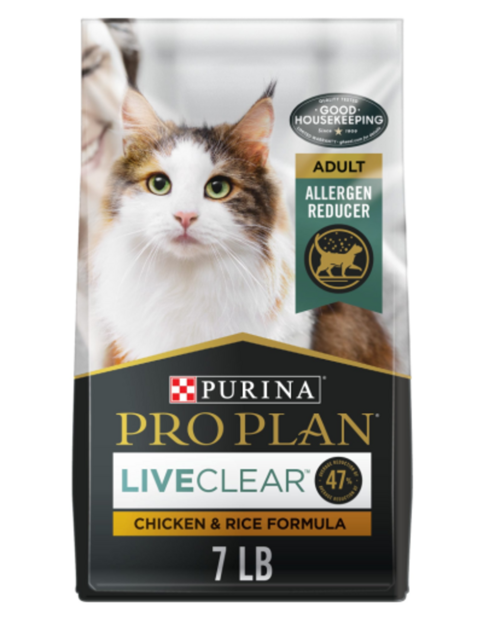 Purina Pro Plan Purina Pro Plan Allergen Reducing LIVECLEAR Chicken & Rice Dry Cat Food - 7 lb.