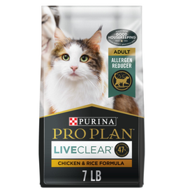 Purina Pro Plan Purina Pro Plan Allergen Reducing LIVECLEAR Chicken & Rice Dry Cat Food - 7 lb.