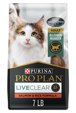 Purina Pro Plan Purina Pro Plan Allergen Reducing LIVECLEAR Salmon & Rice Dry Cat Food - 7 lb