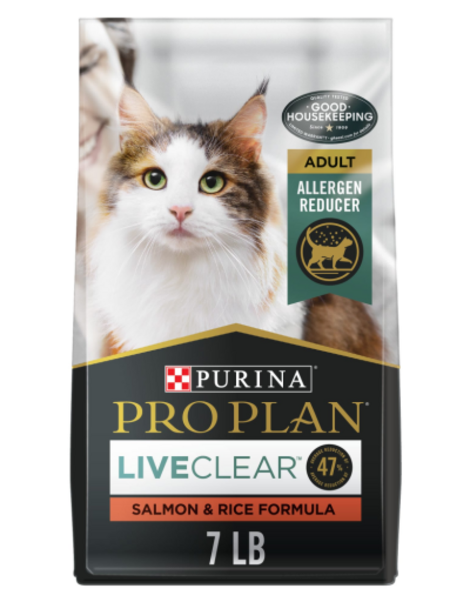 Purina Pro Plan Purina Pro Plan Allergen Reducing LIVECLEAR Salmon & Rice Dry Cat Food - 7 lb