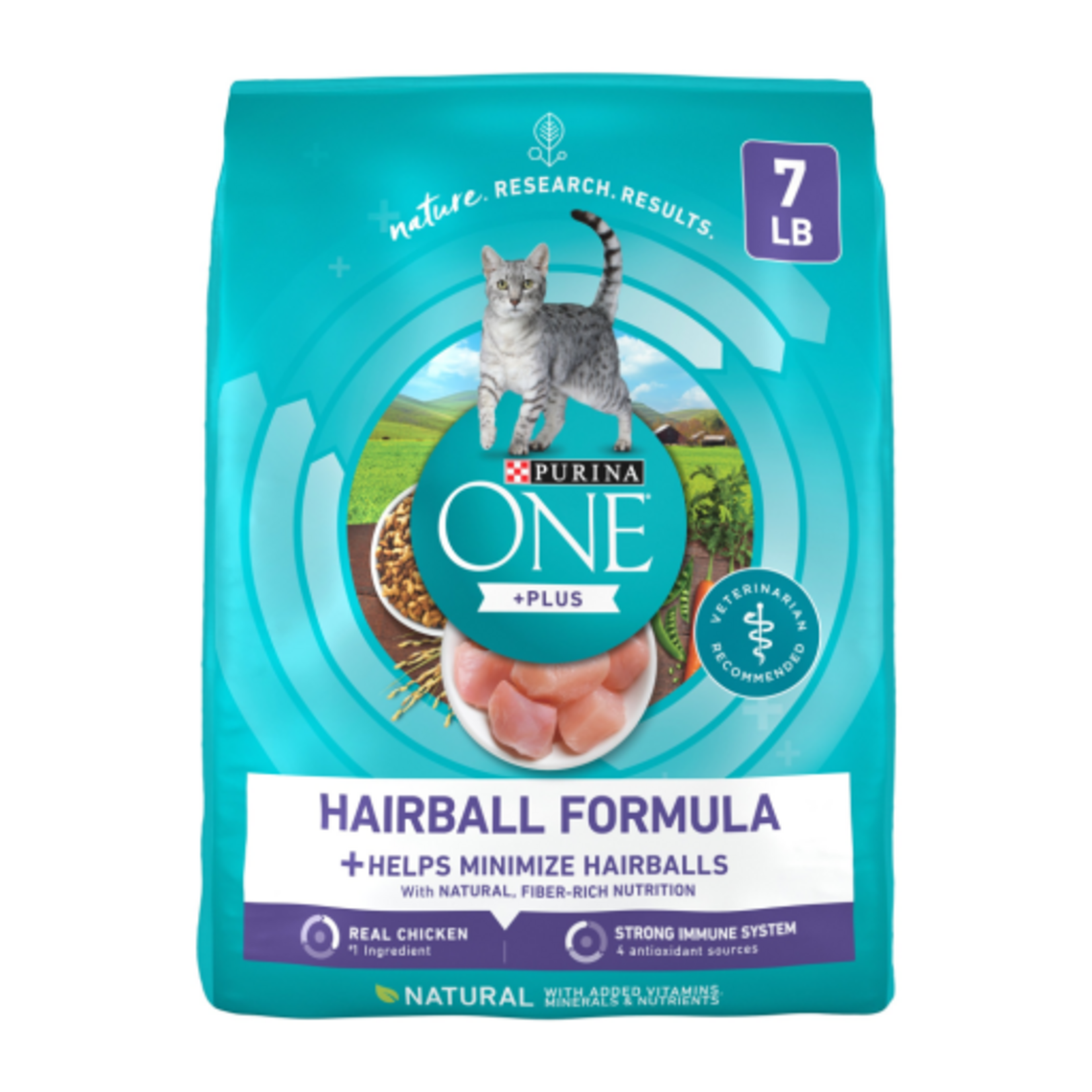 Purina ONE Purina ONE Hairball Control +Plus Dry Cat Food - 7 lb