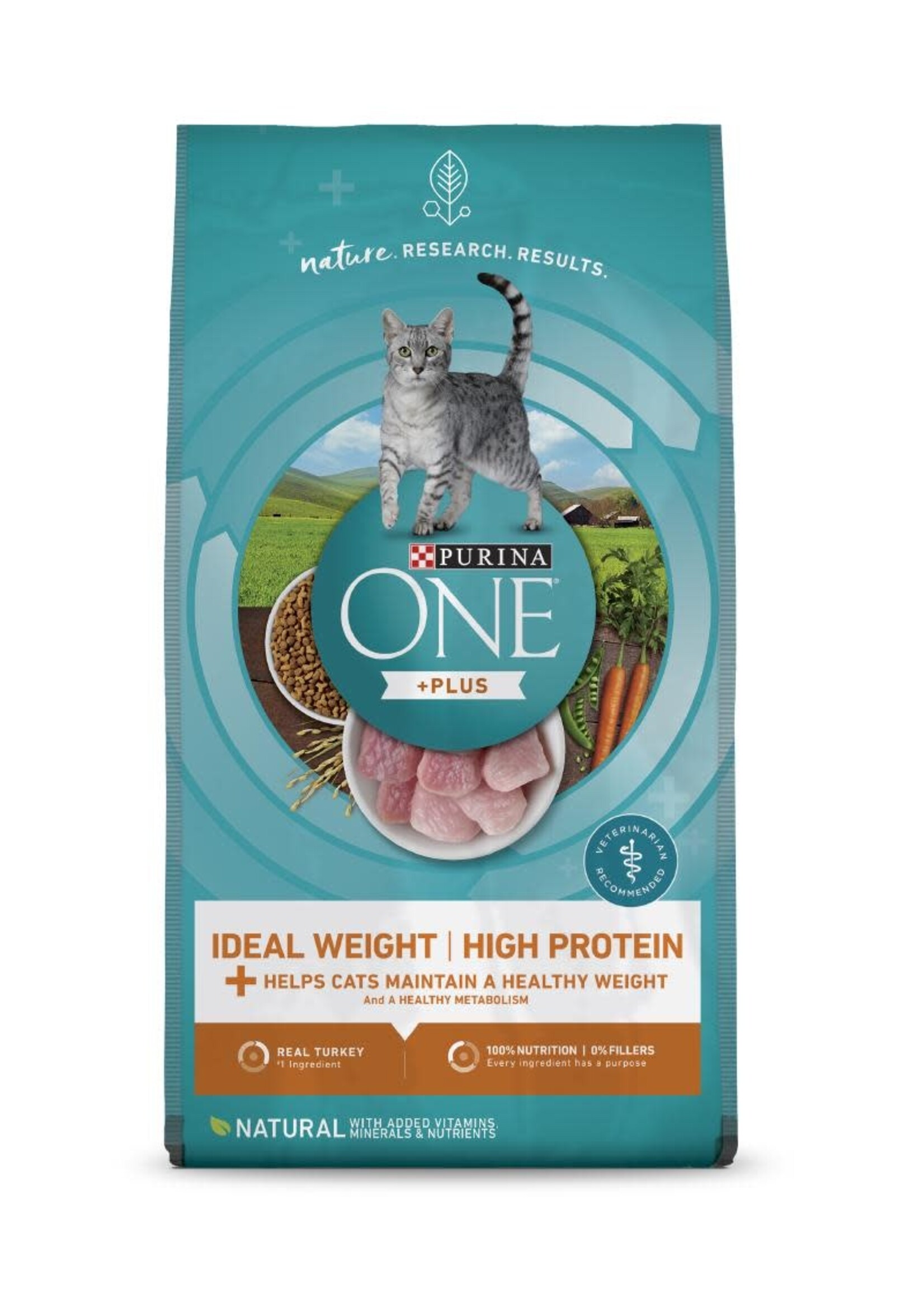 Purina ONE Purina ONE Ideal Weight High Protein Turkey Dry Cat Food - 16 lb