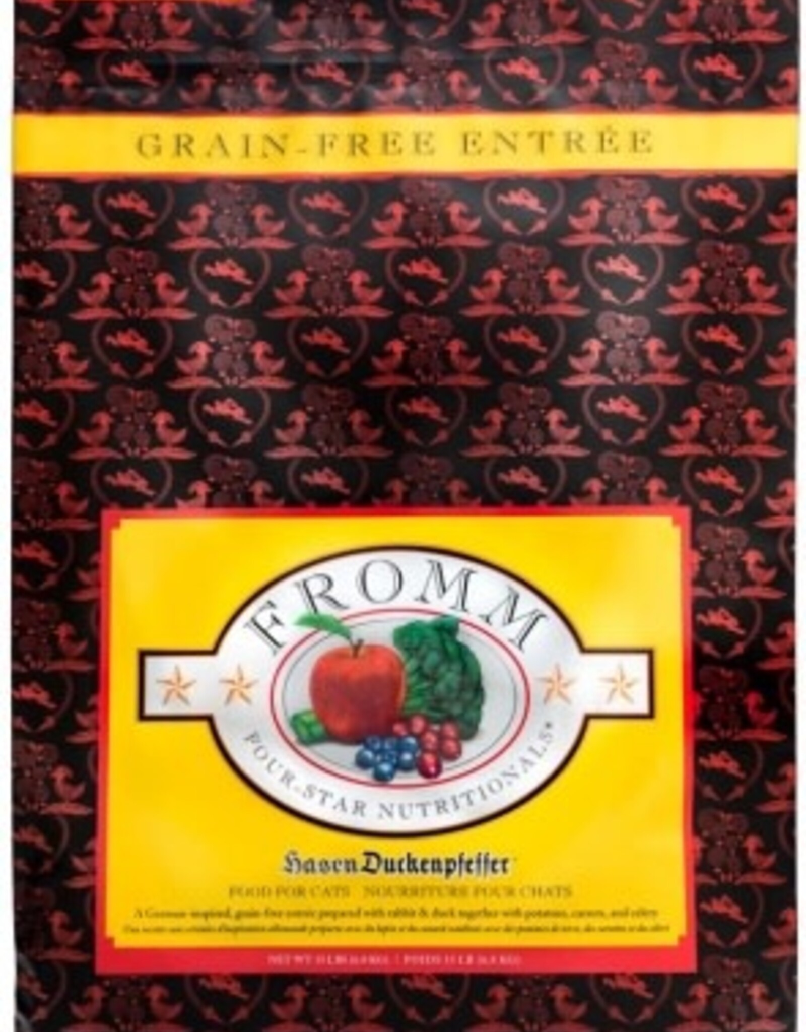 Fromm Fromm Four Star Hasen Duckenpfeffer Grain Free Recipe Dry Cat Food - 10 Lb Bag