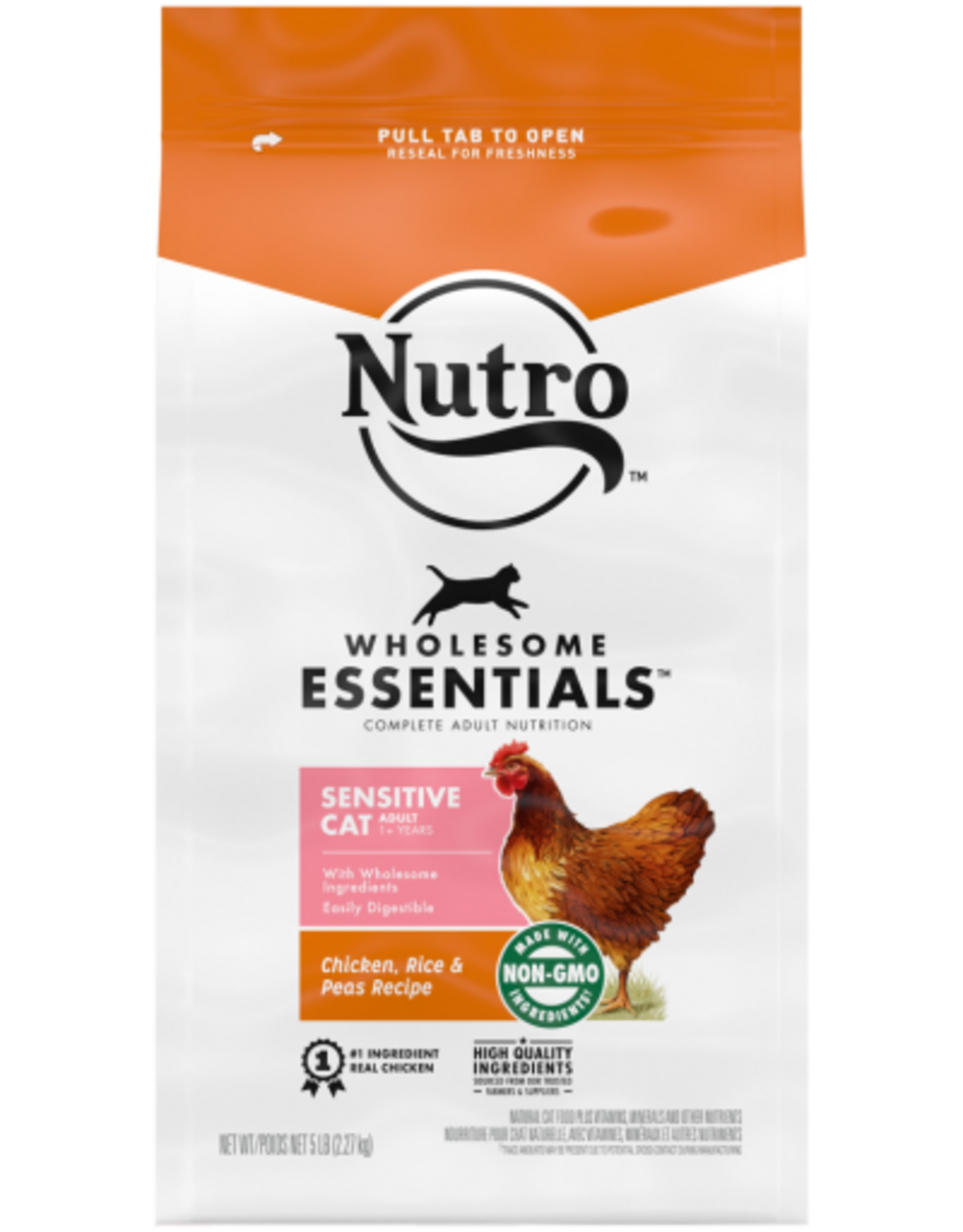 Nutro NUTRO WHOLESOME ESSENTIALS SENSITIVE CAT CHICKEN 5LBS