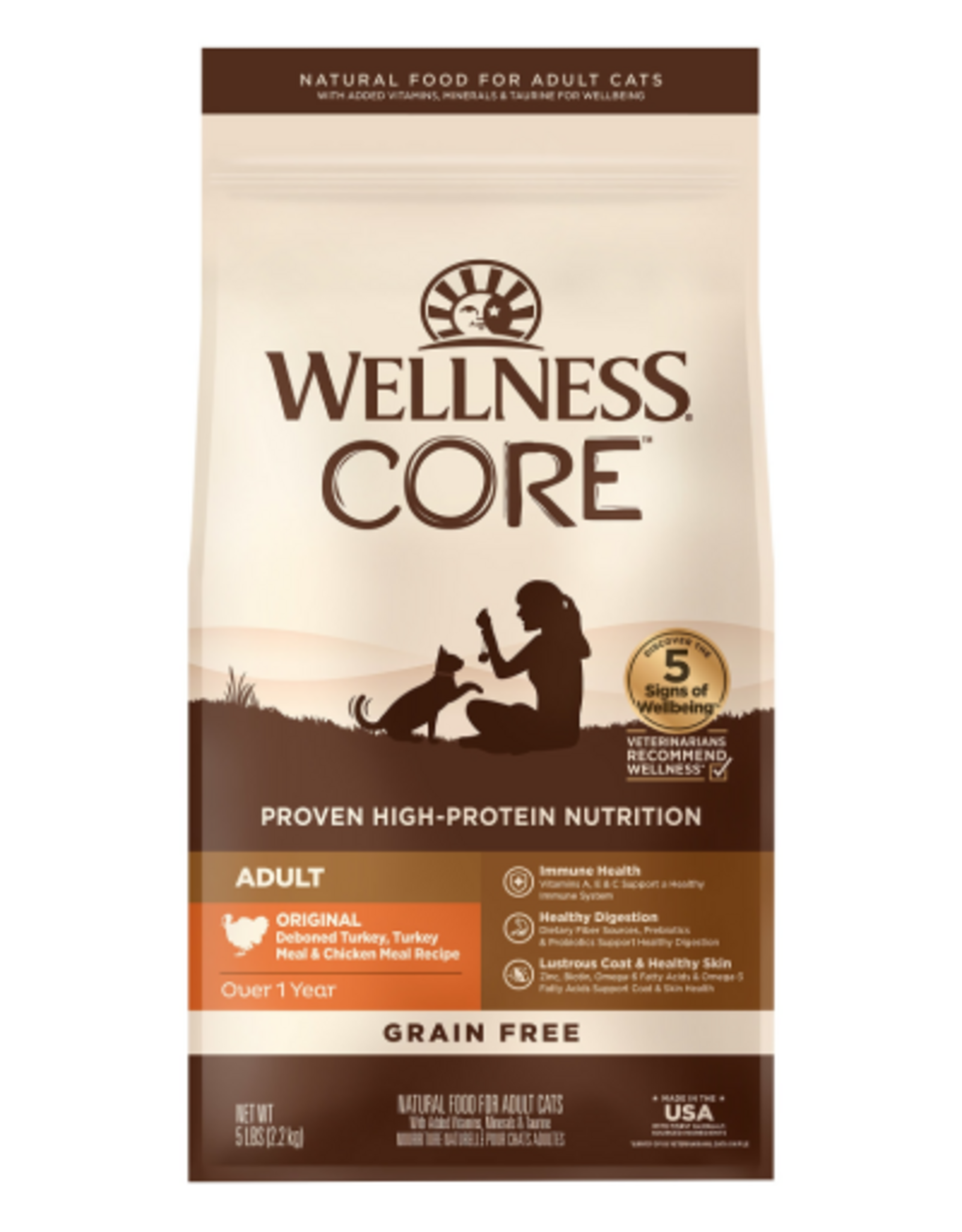 Wellness WELLNESS CAT CORE ORIGINAL 5LBS