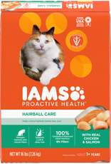 Iams Iams Proactive Health Hairball Care Dry Cat Food  - 16 lb