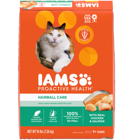 Iams Iams Proactive Health Hairball Care Dry Cat Food  - 16 lb
