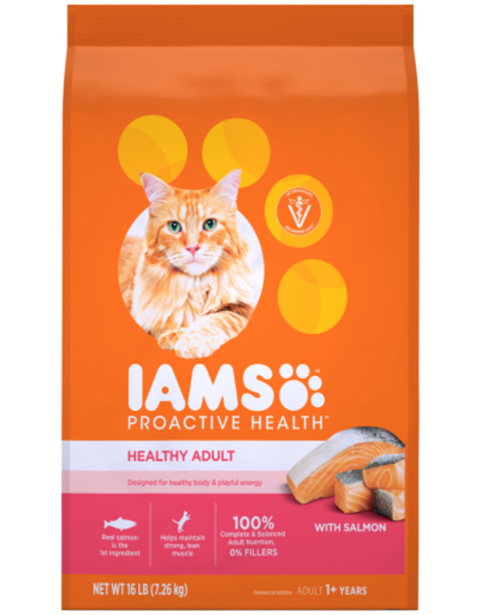 Iams Iams Proactive Health Salmon Adult Dry Cat Food - 16 lb