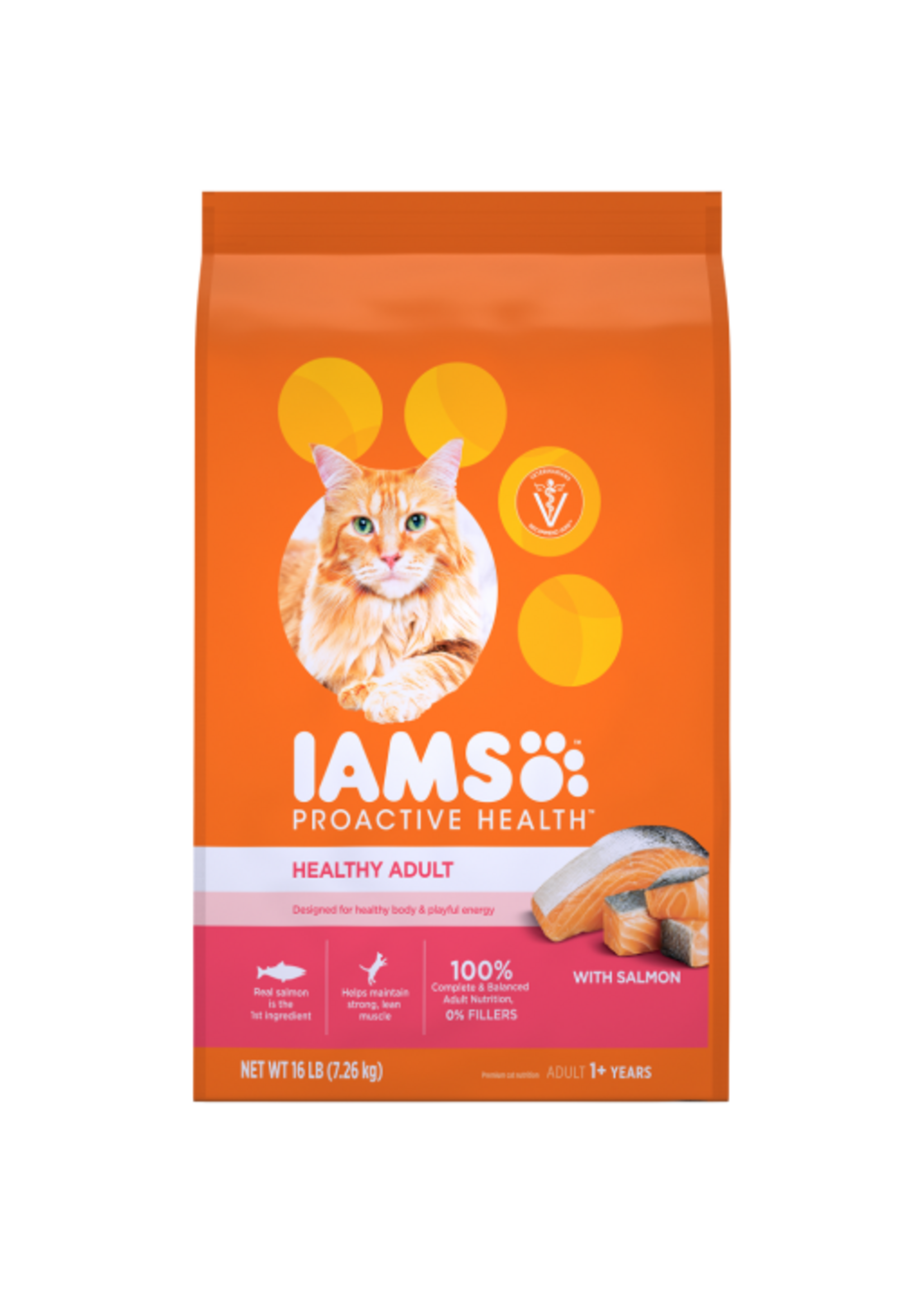 Iams Iams Proactive Health Salmon Adult Dry Cat Food - 16 lb