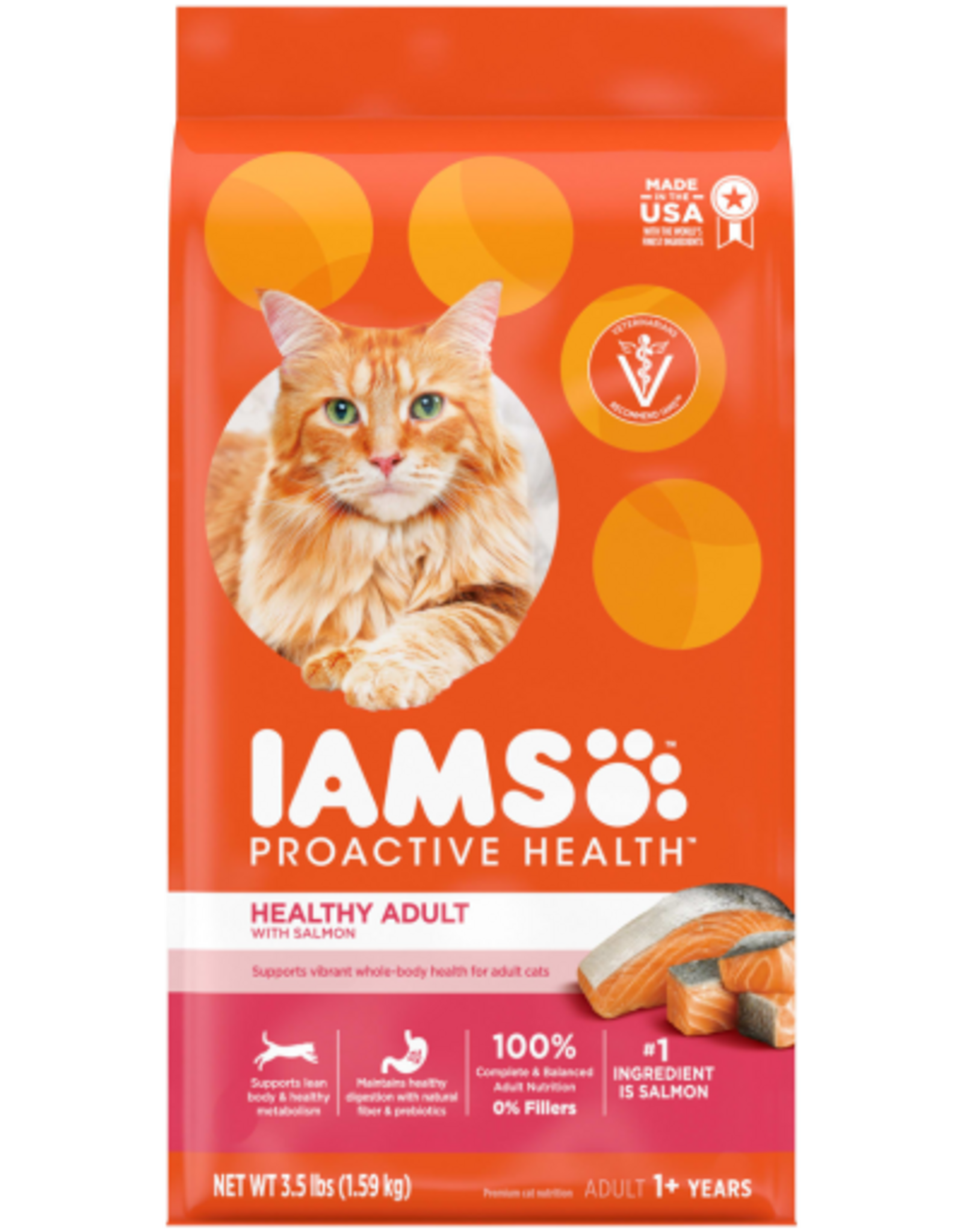 Iams Iams Proactive Health Salmon Adult Dry Cat Food - 3.5 lb