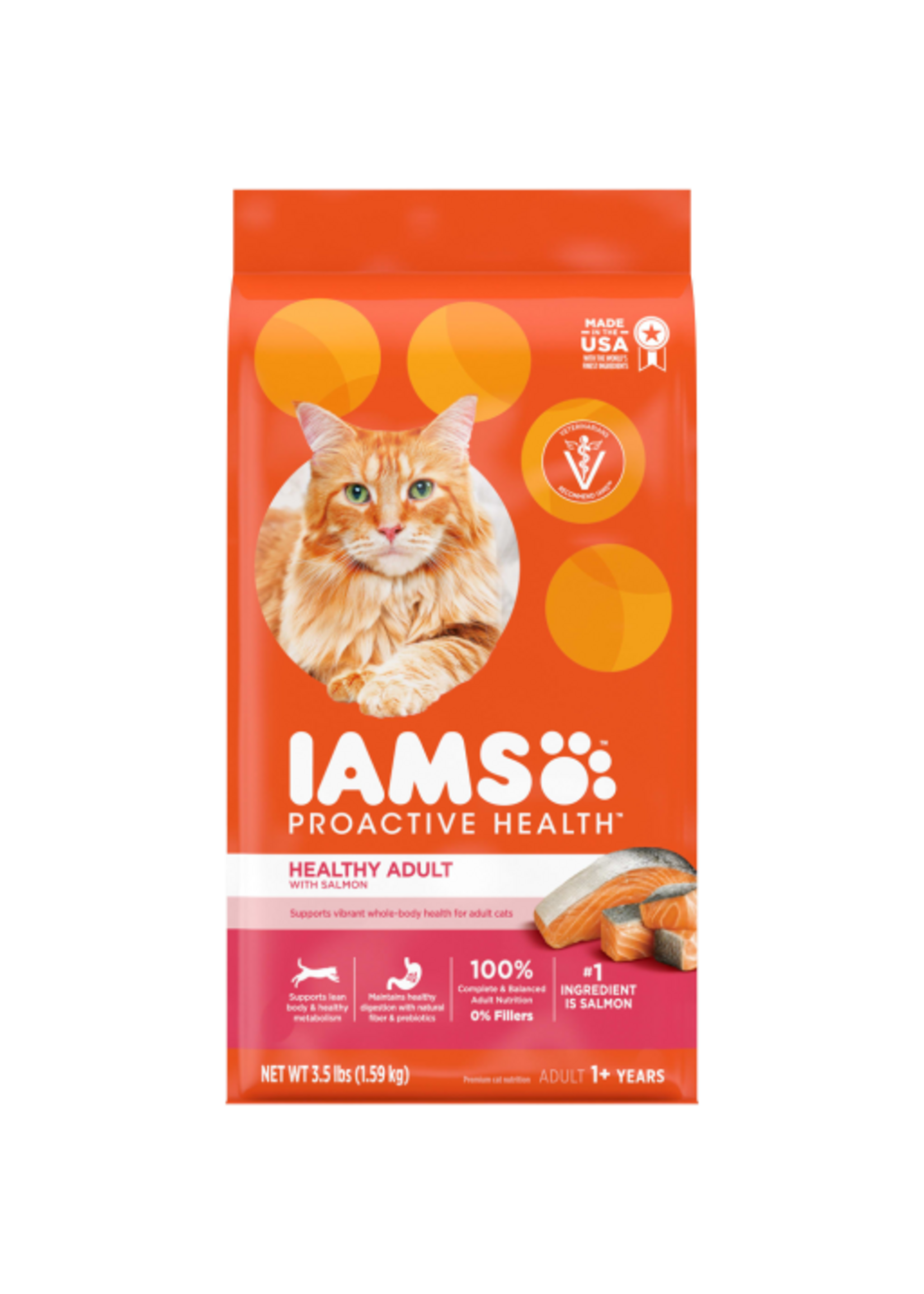 Iams Iams Proactive Health Salmon Adult Dry Cat Food - 3.5 lb