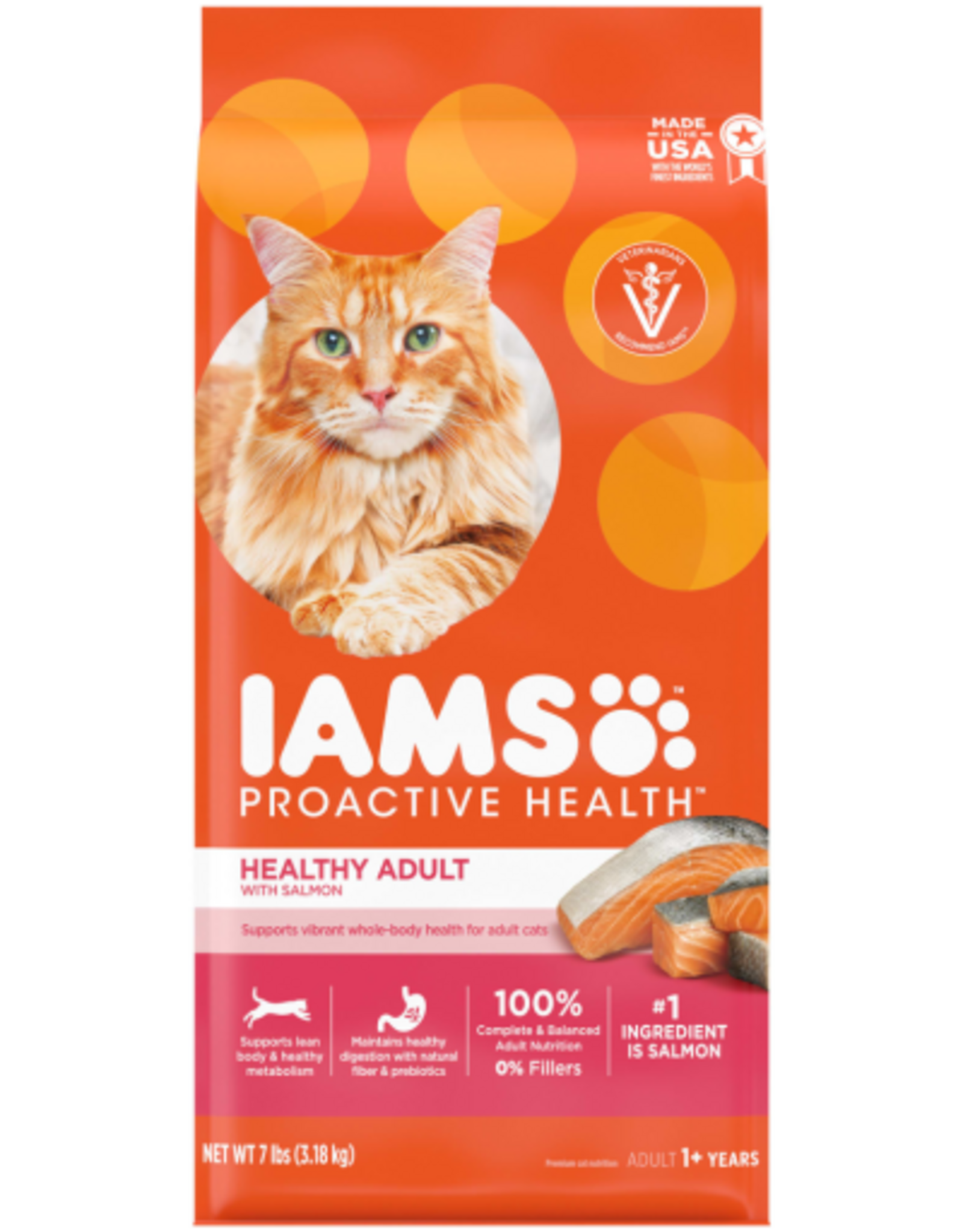Iams Iams Proactive Health Salmon Adult Dry Cat Food - 7 lb