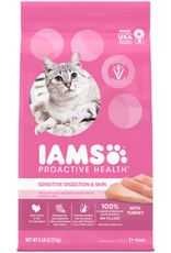 Iams Iams Proactive Health Sensitive Digestion & Skin Turkey Dry Cat Food - 6 lb