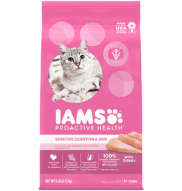 Iams Iams Proactive Health Sensitive Digestion & Skin Turkey Dry Cat Food - 6 lb