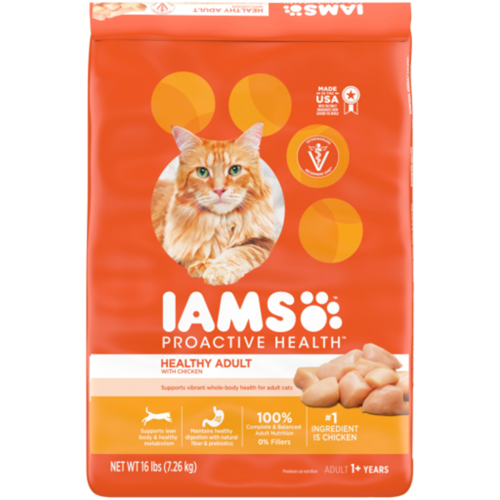 Iams Iams Proactive Health Chicken Adult Dry Cat Food - 16 lb