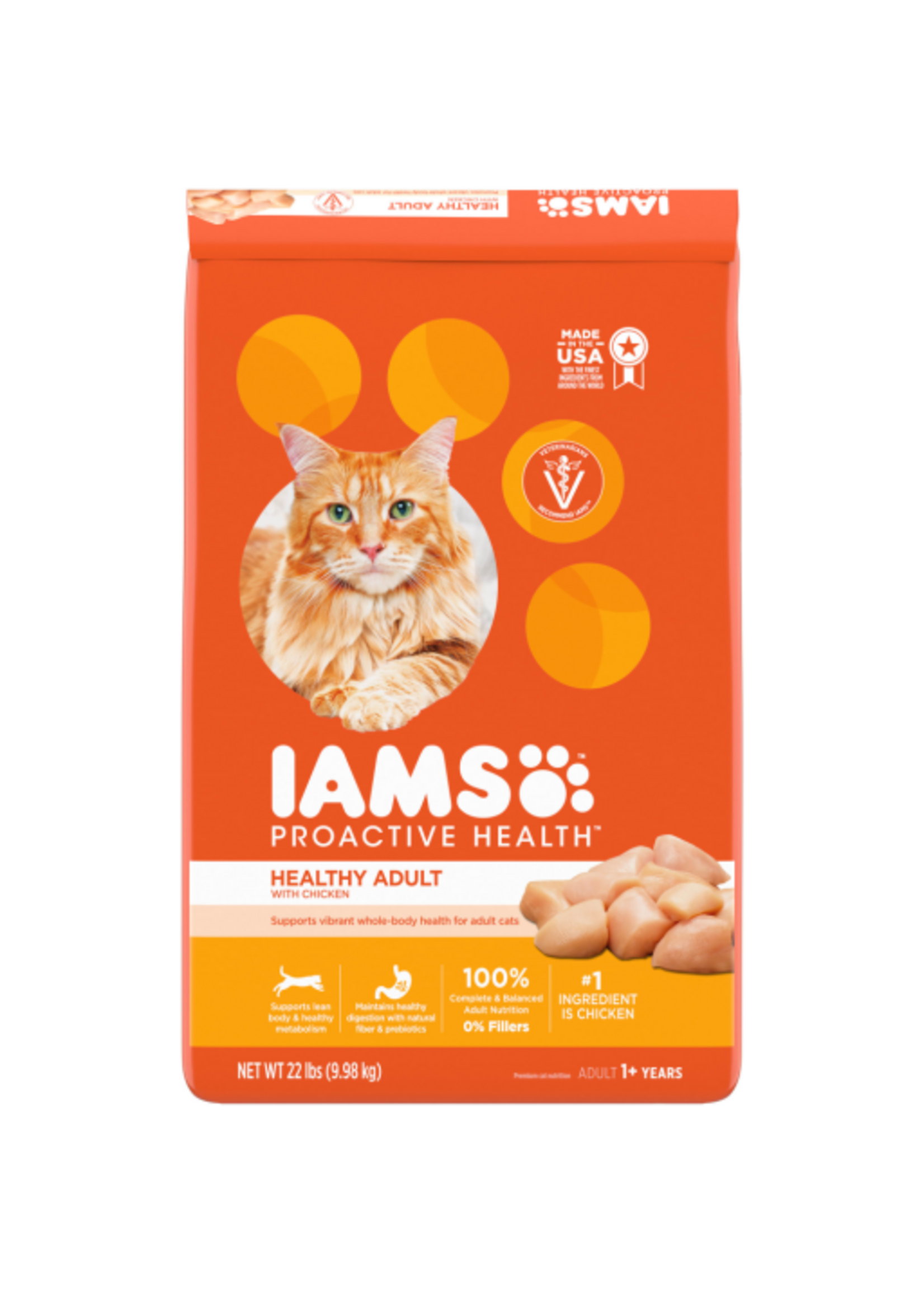 Iams Iams Proactive Health Chicken Adult Dry Cat Food - 22 lb