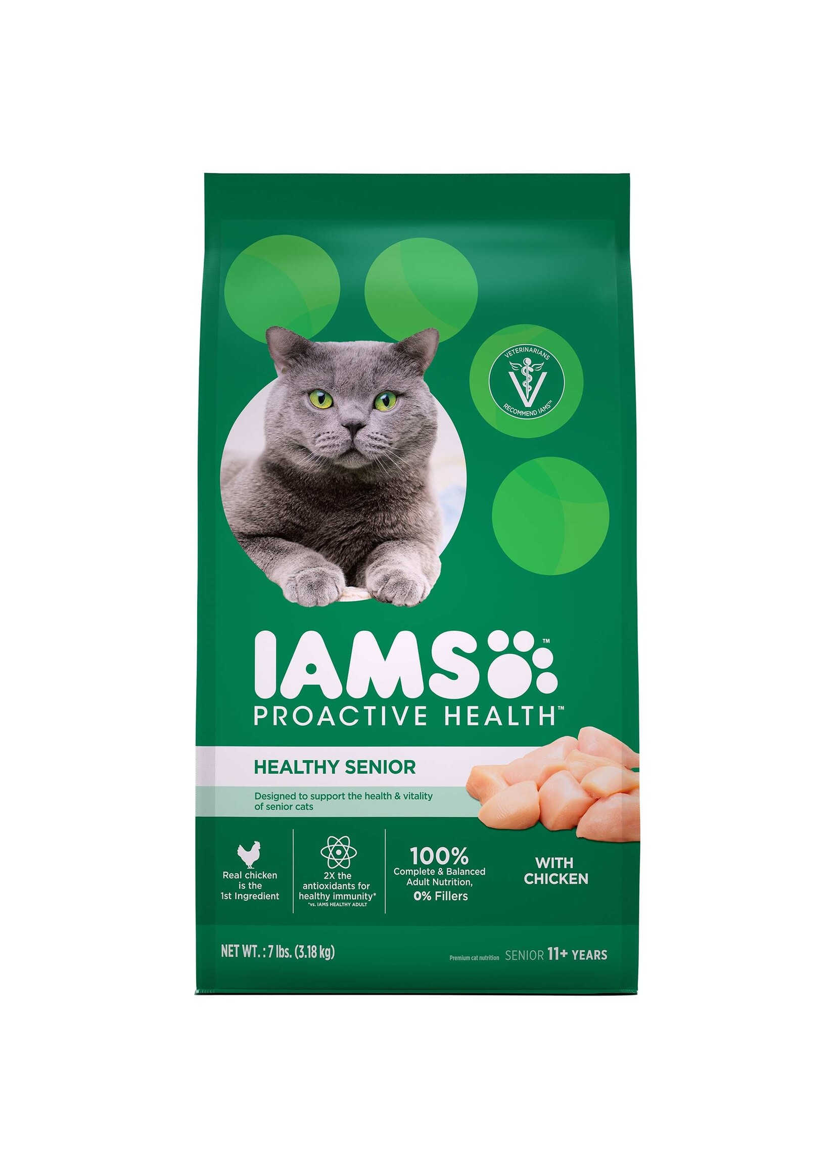 Iams Iams Proactive Health Chicken Senior Dry Cat Food - 3.5 lb